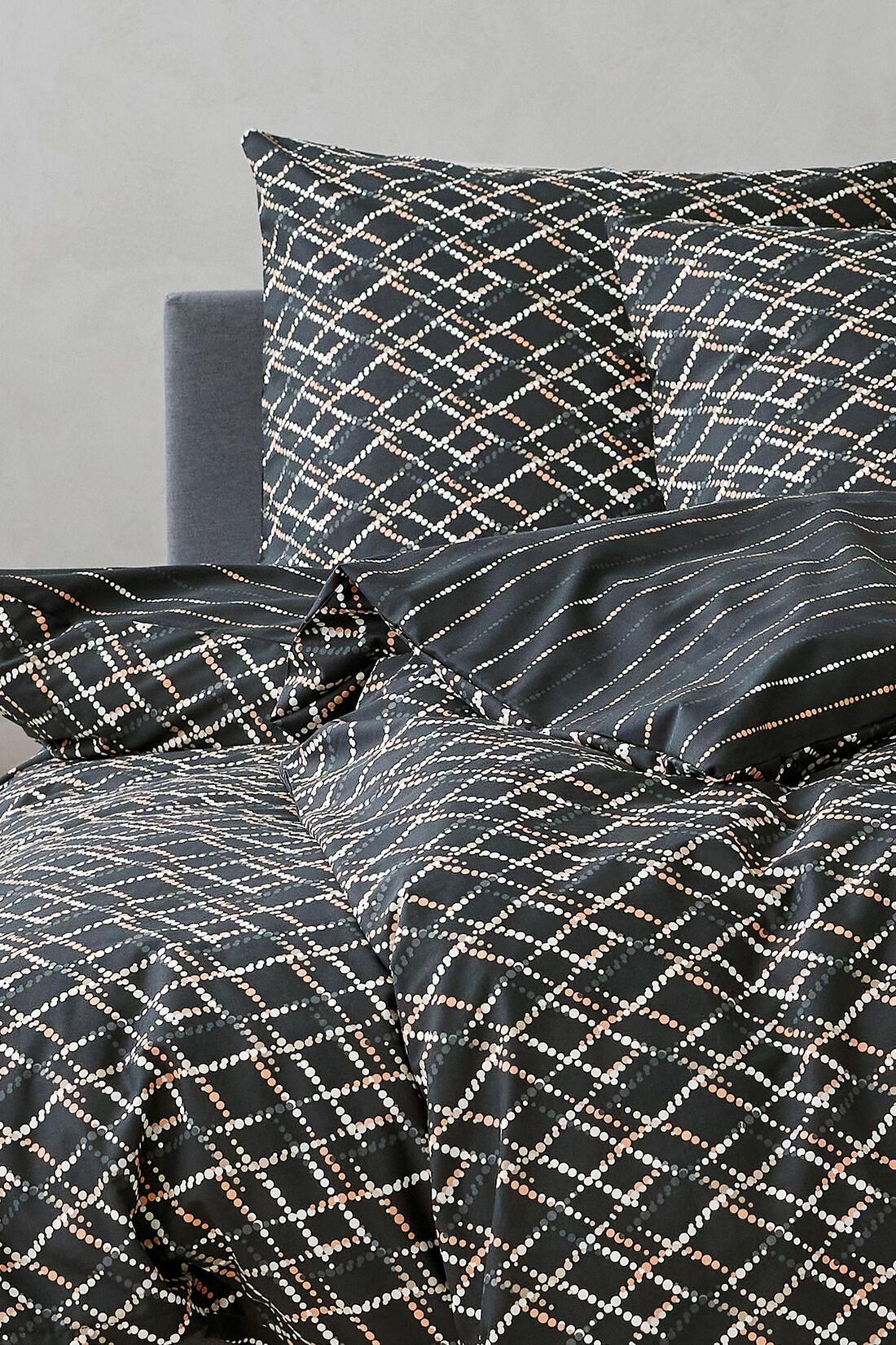 Satin-Bettw&auml;sche mit Print