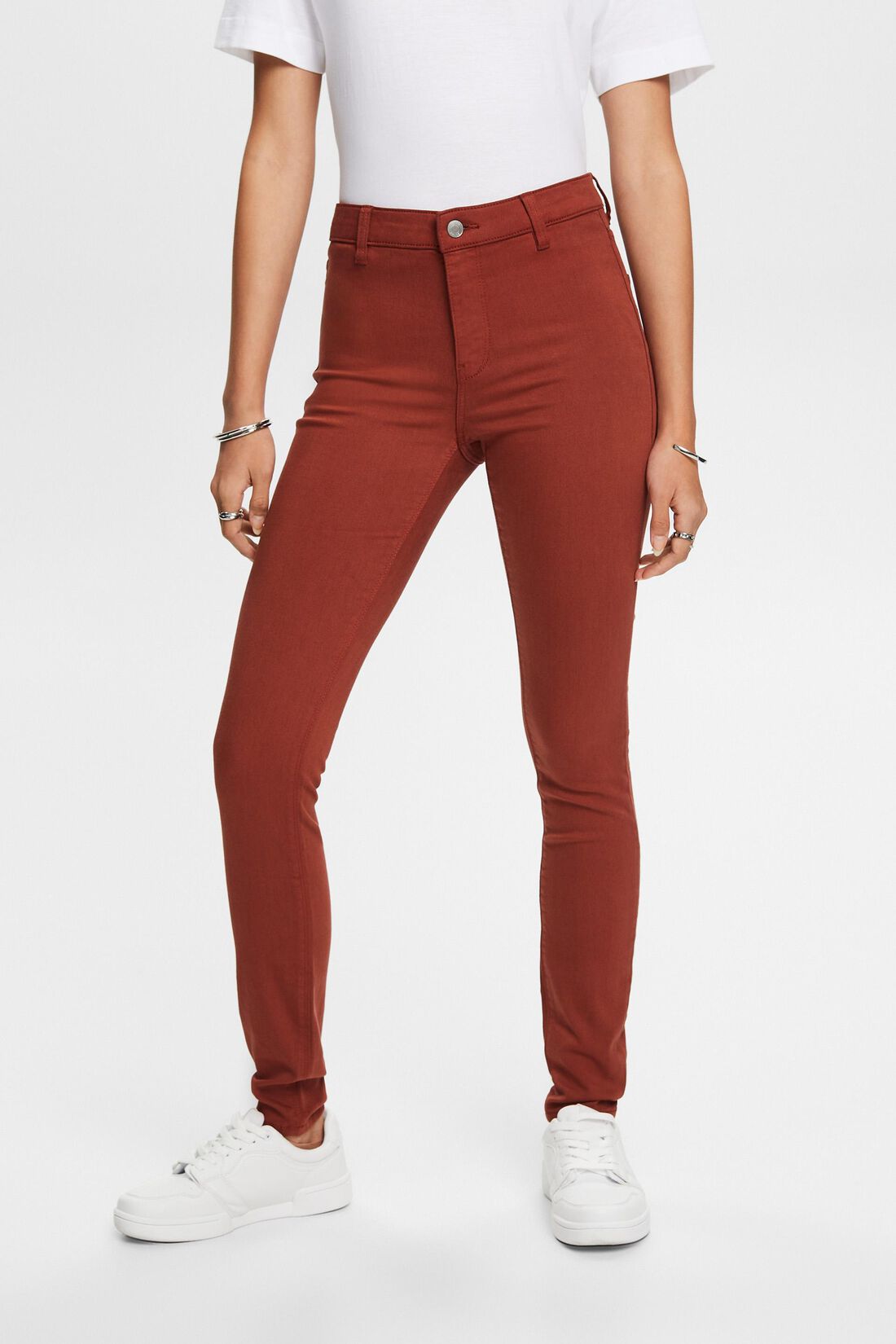 Skinny Jeans mit mittlerer Bundh&ouml;he