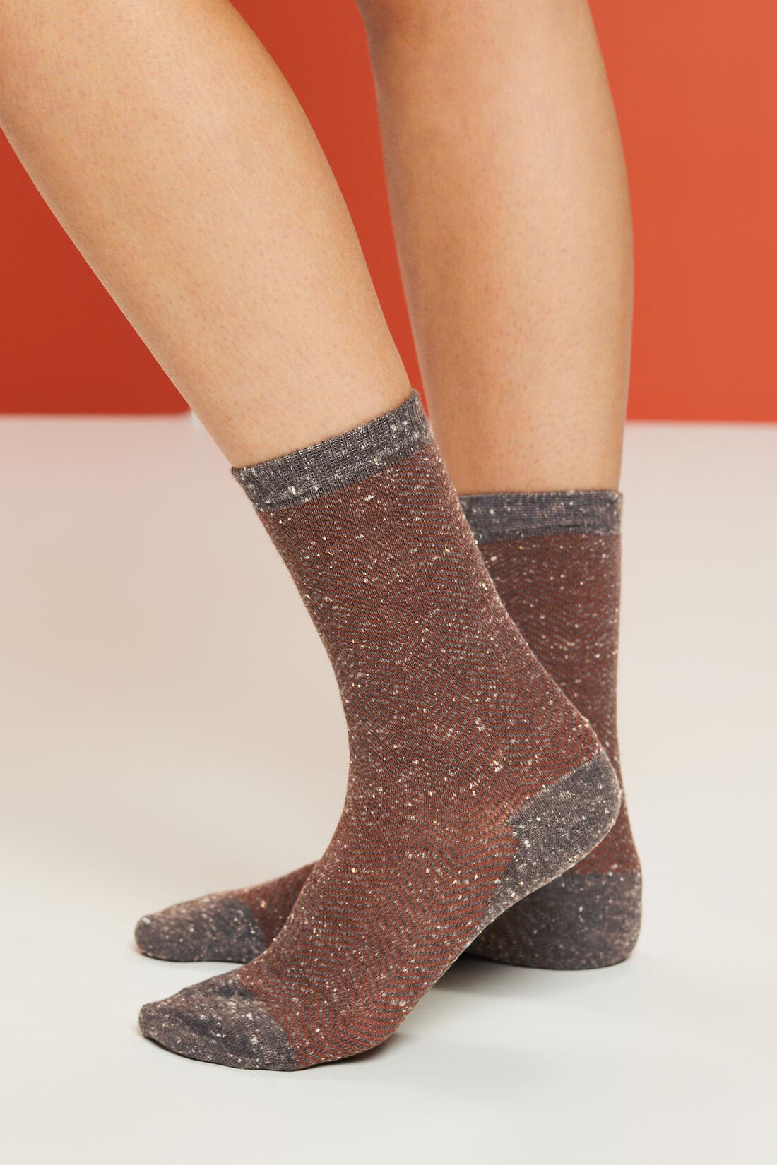 3er-Pack Socken mit Fischgratmuster