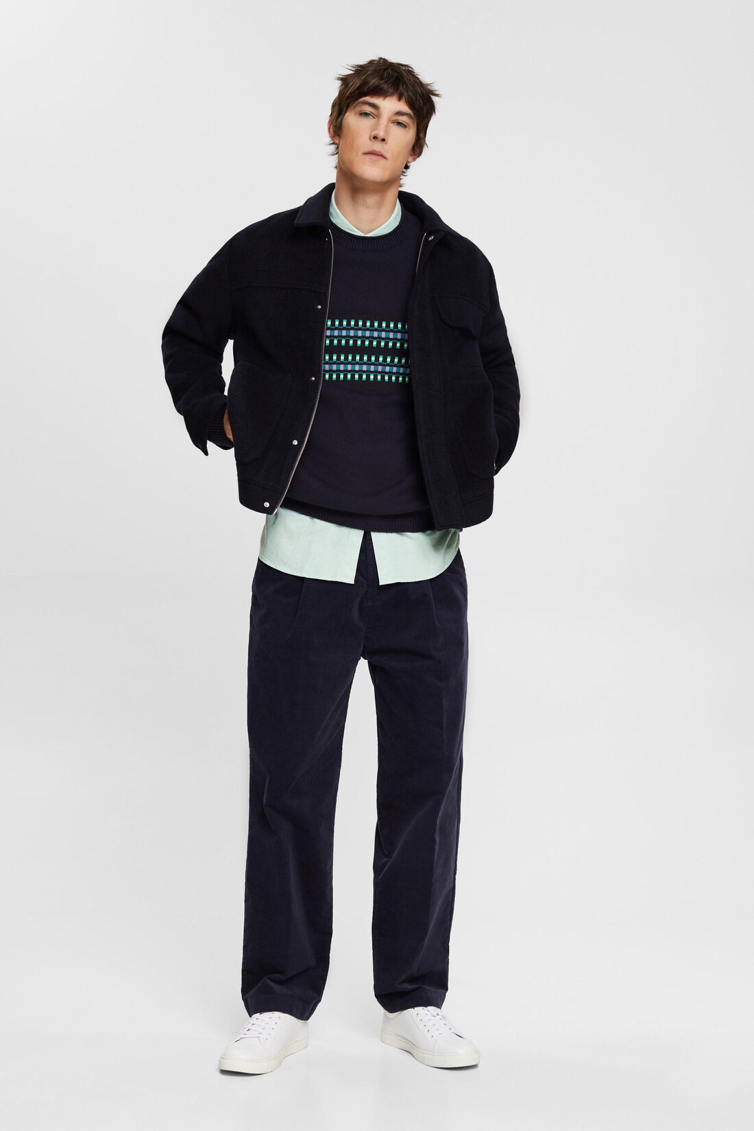 Pullover aus Jacquardstrick
