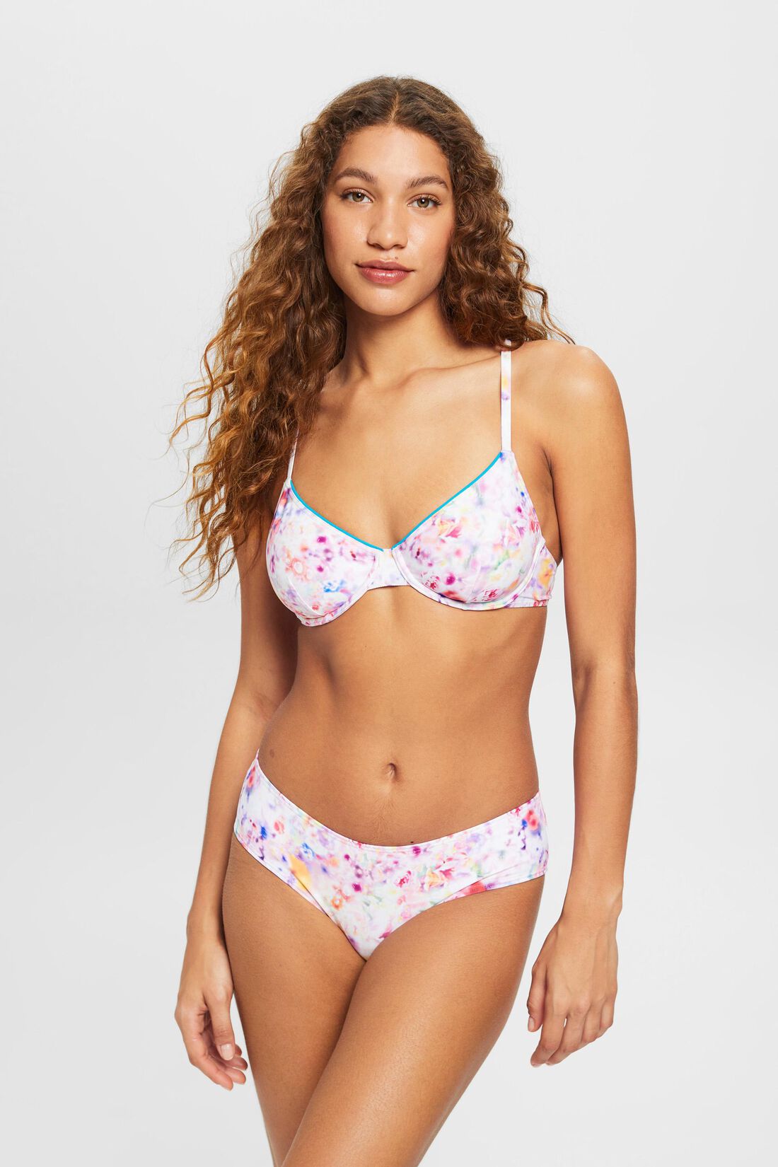 Bikini-Hipster mit floralem Print