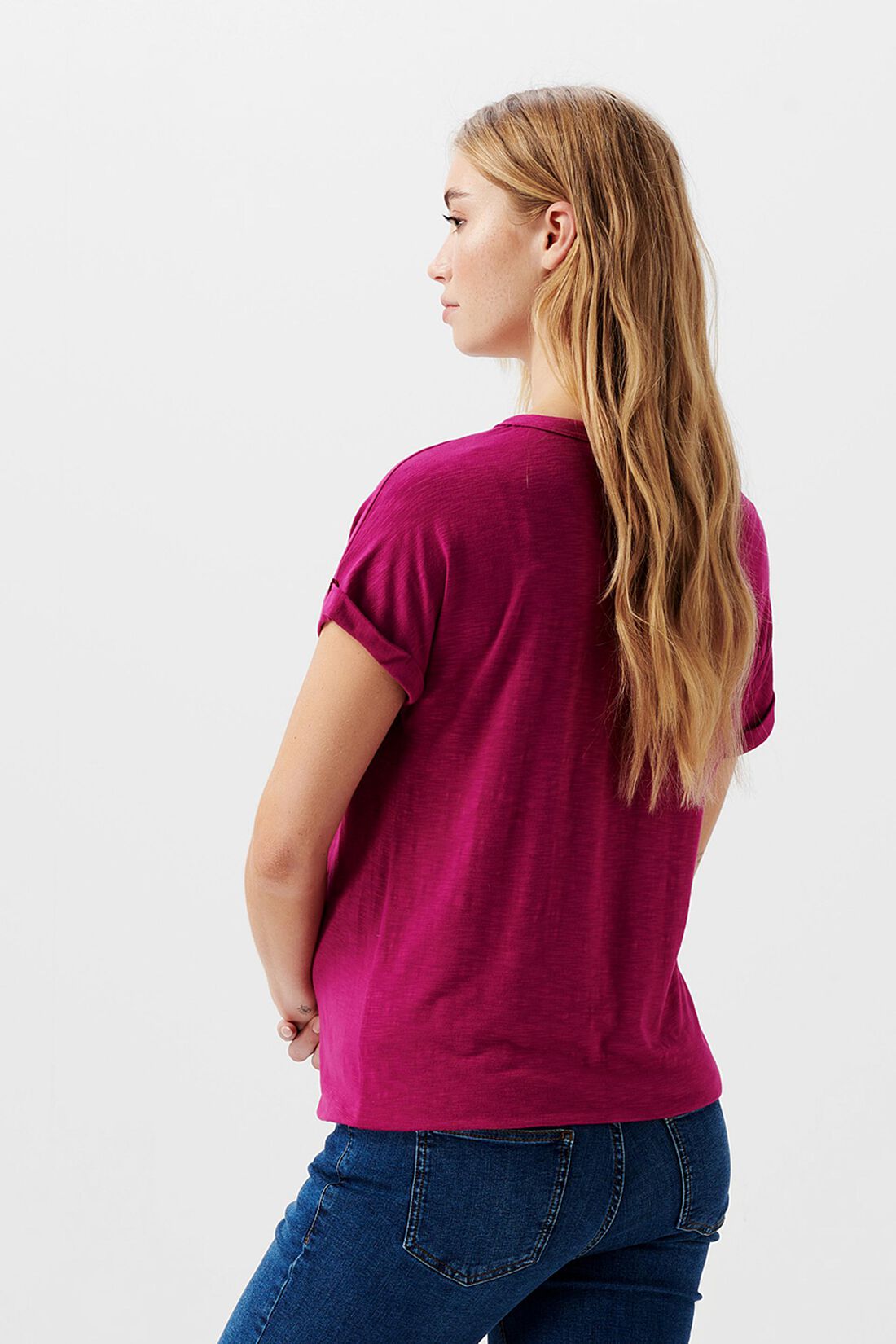 MATERNITY T-Shirt mit Spitzendetails