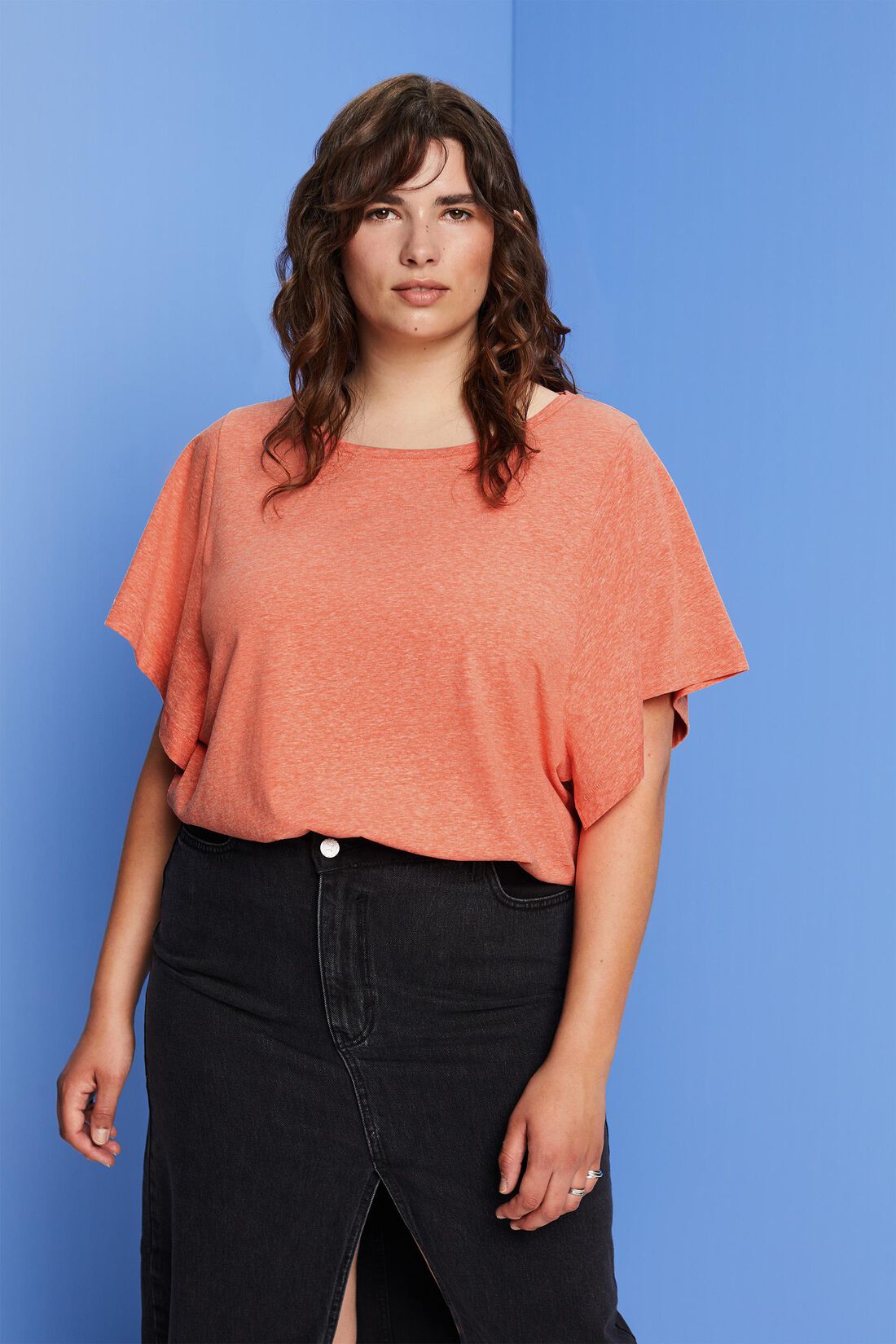 CURVY T-Shirt mit XL-&Auml;rmeln