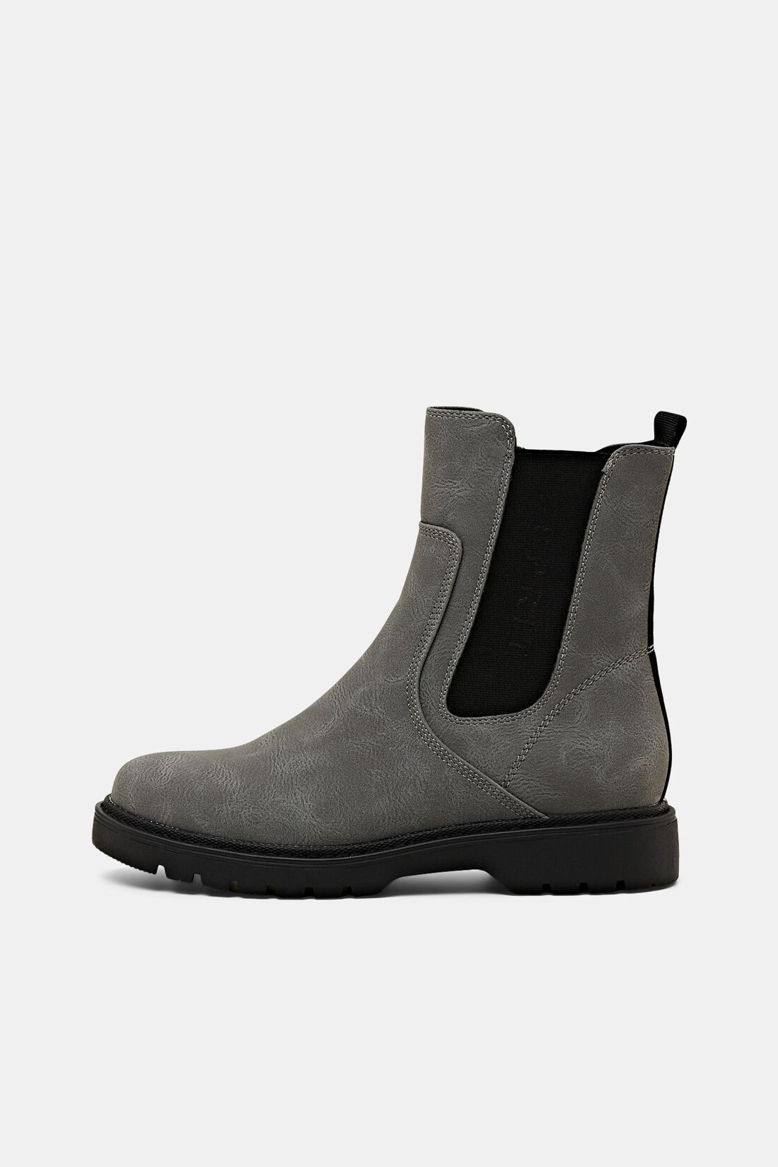Stiefel in Leder-Optik