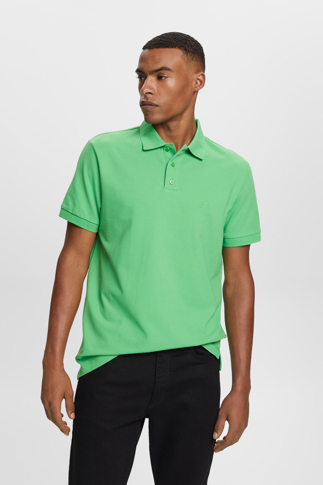 Charakteristisches Piqu&eacute;-Poloshirt