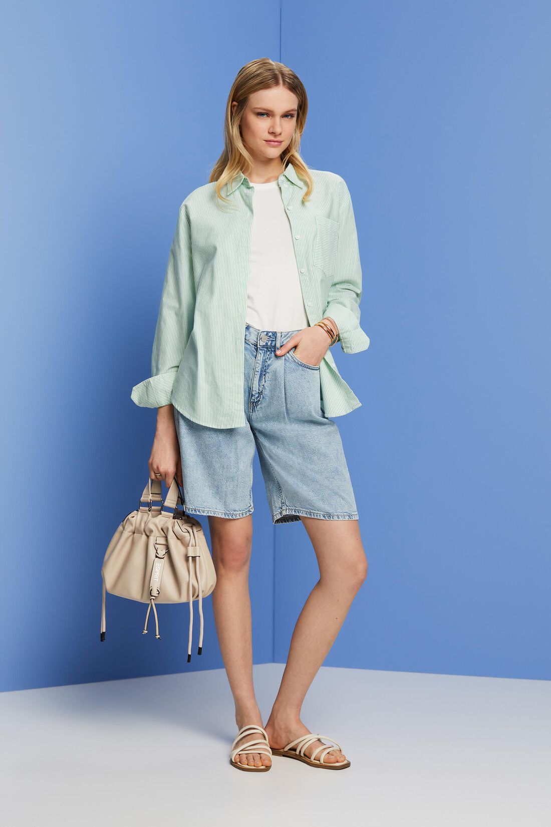 Jeans-Bermudashorts