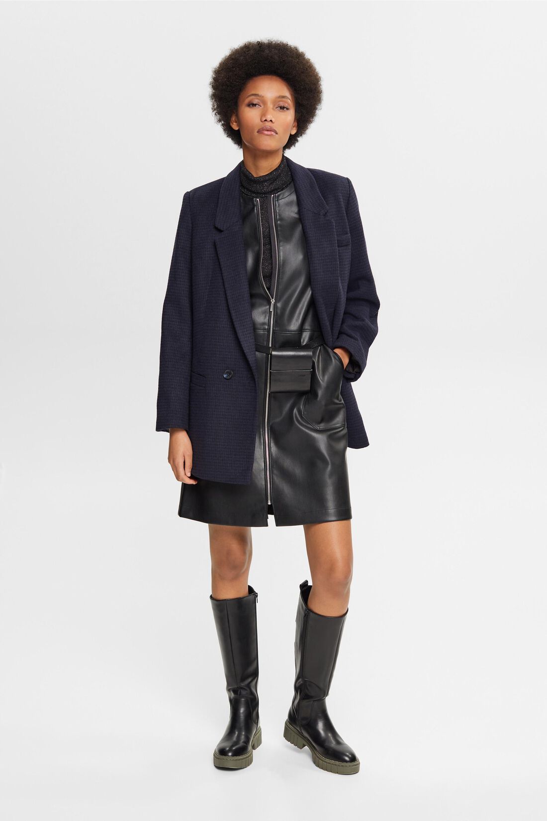 Blazer mit Pepitamuster