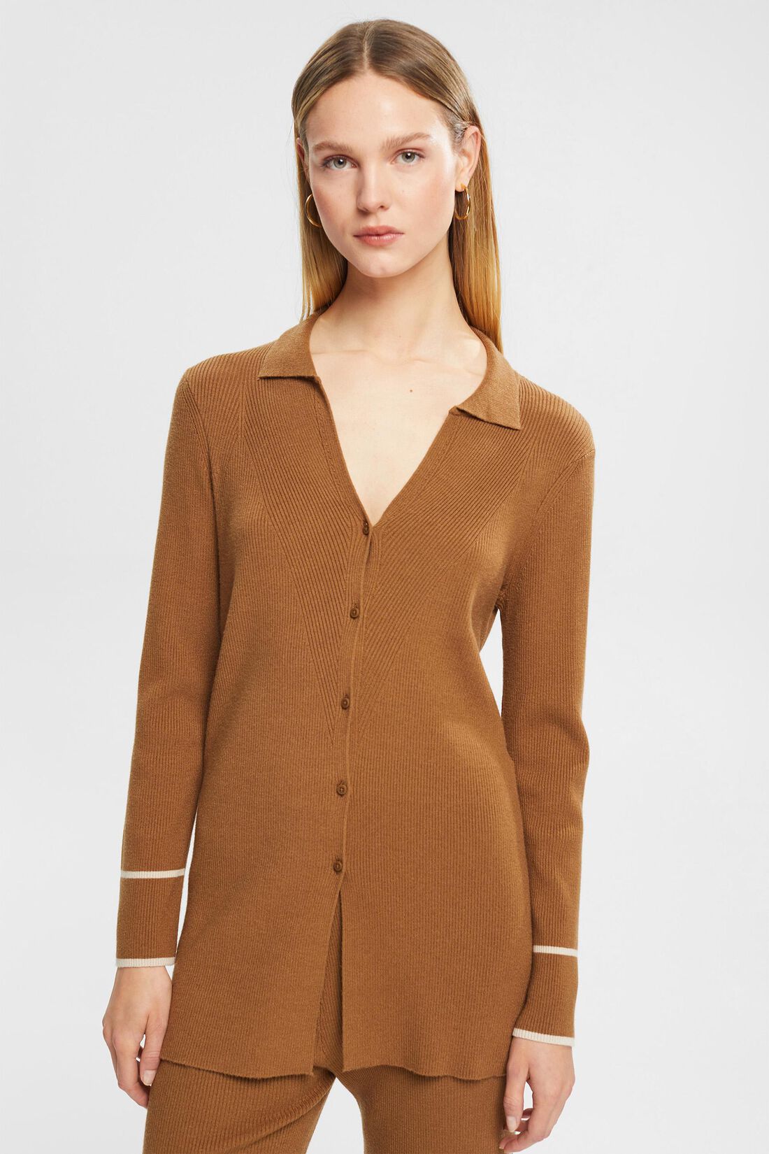 Gerippter Cardigan, LENZING&trade; ECOVERO&trade;