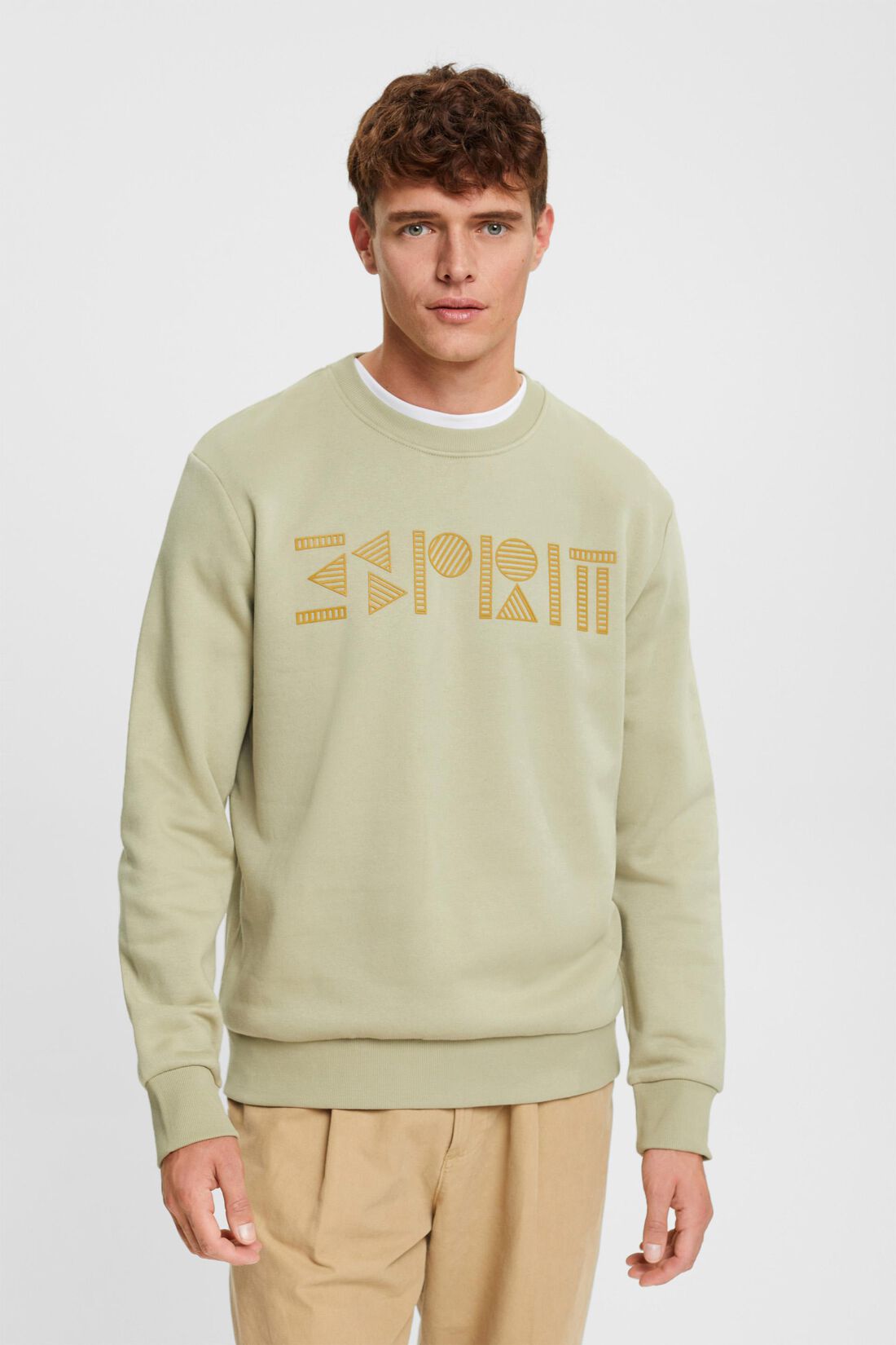 Rundhals-Sweatshirt mit Logoprint