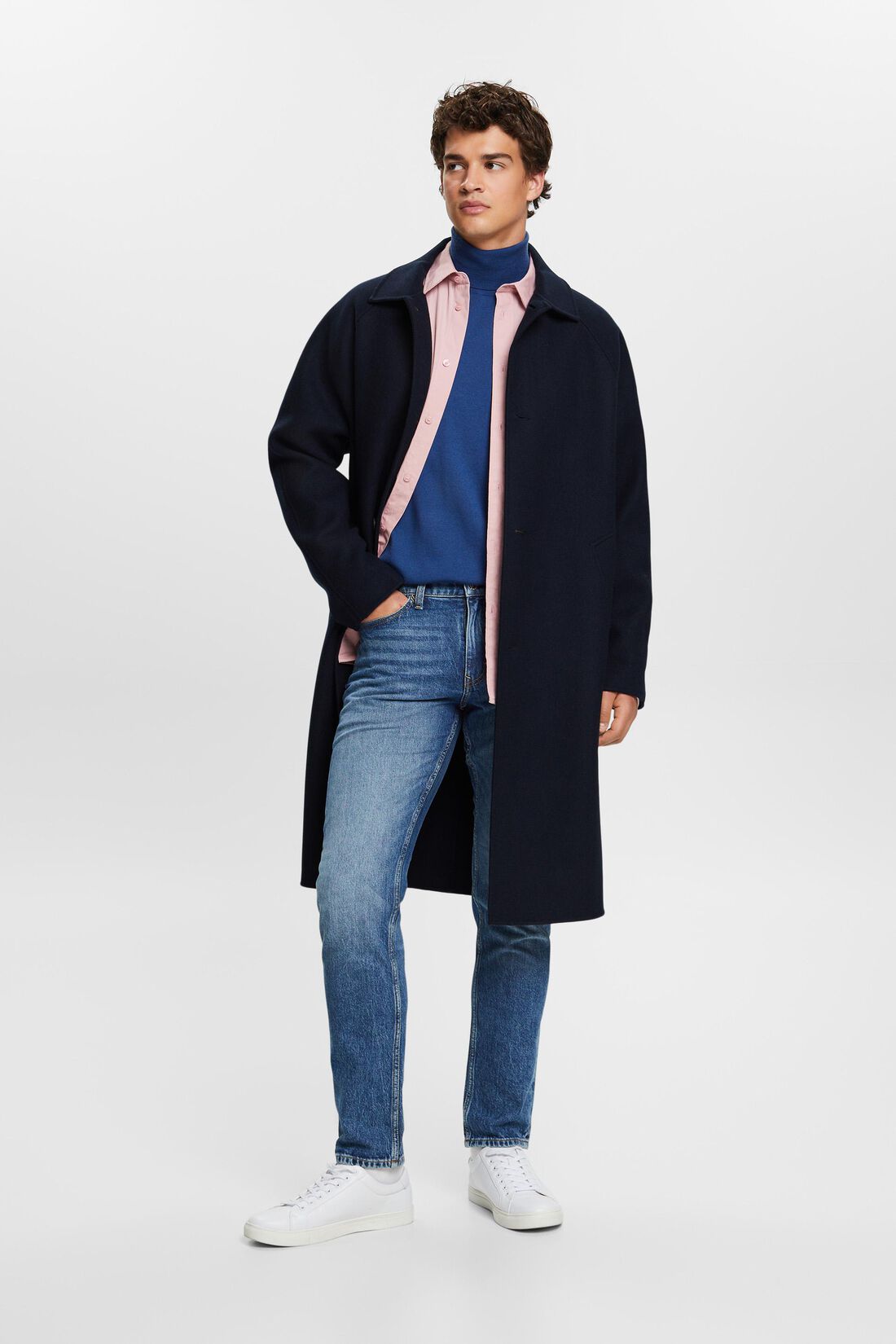 Schmale Jeans mit mittlerer Bundh&ouml;he