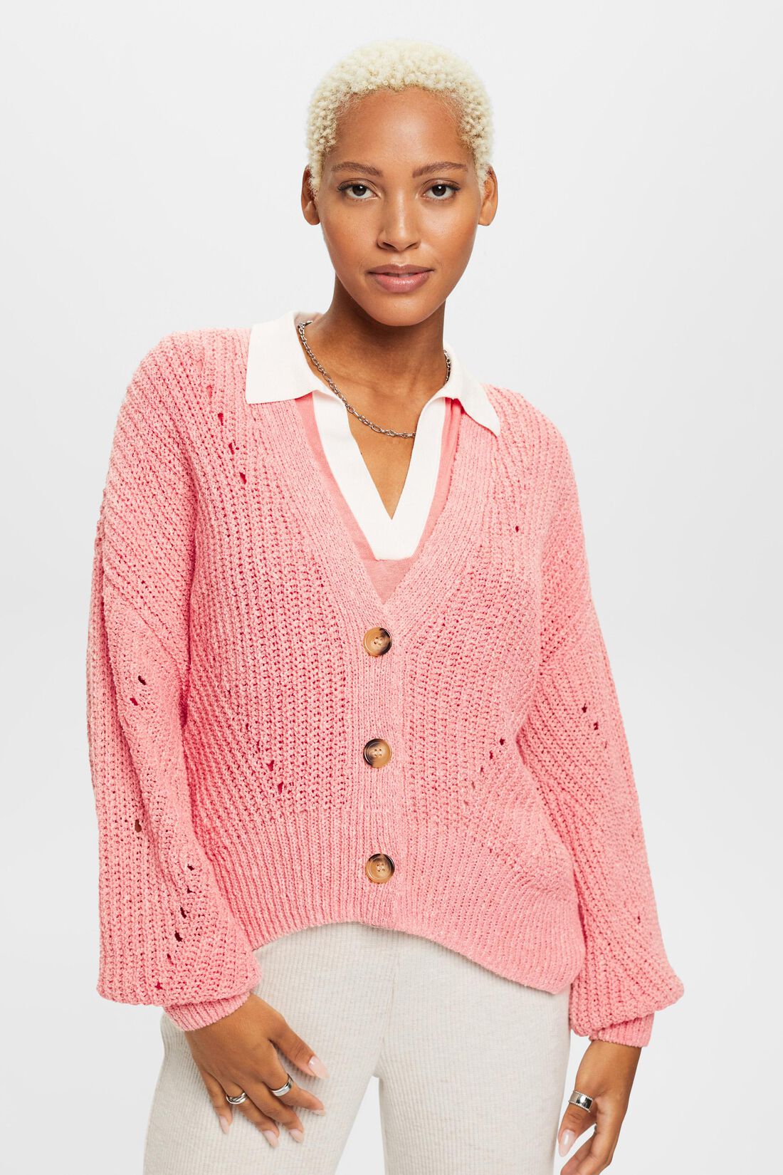 Locker gestrickter Cardigan