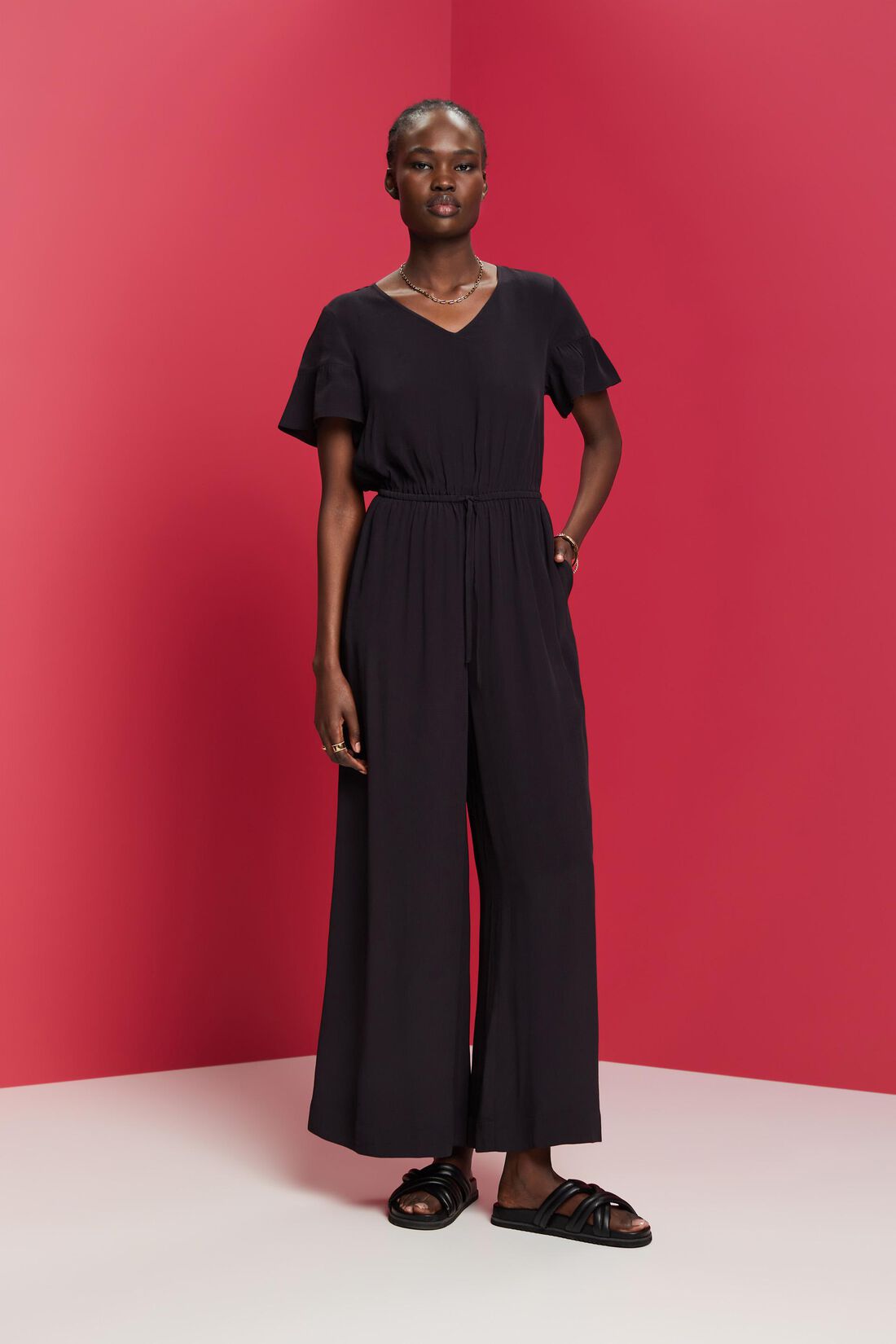 Langer Jumpsuit, LENZING&trade; ECOVERO&trade;