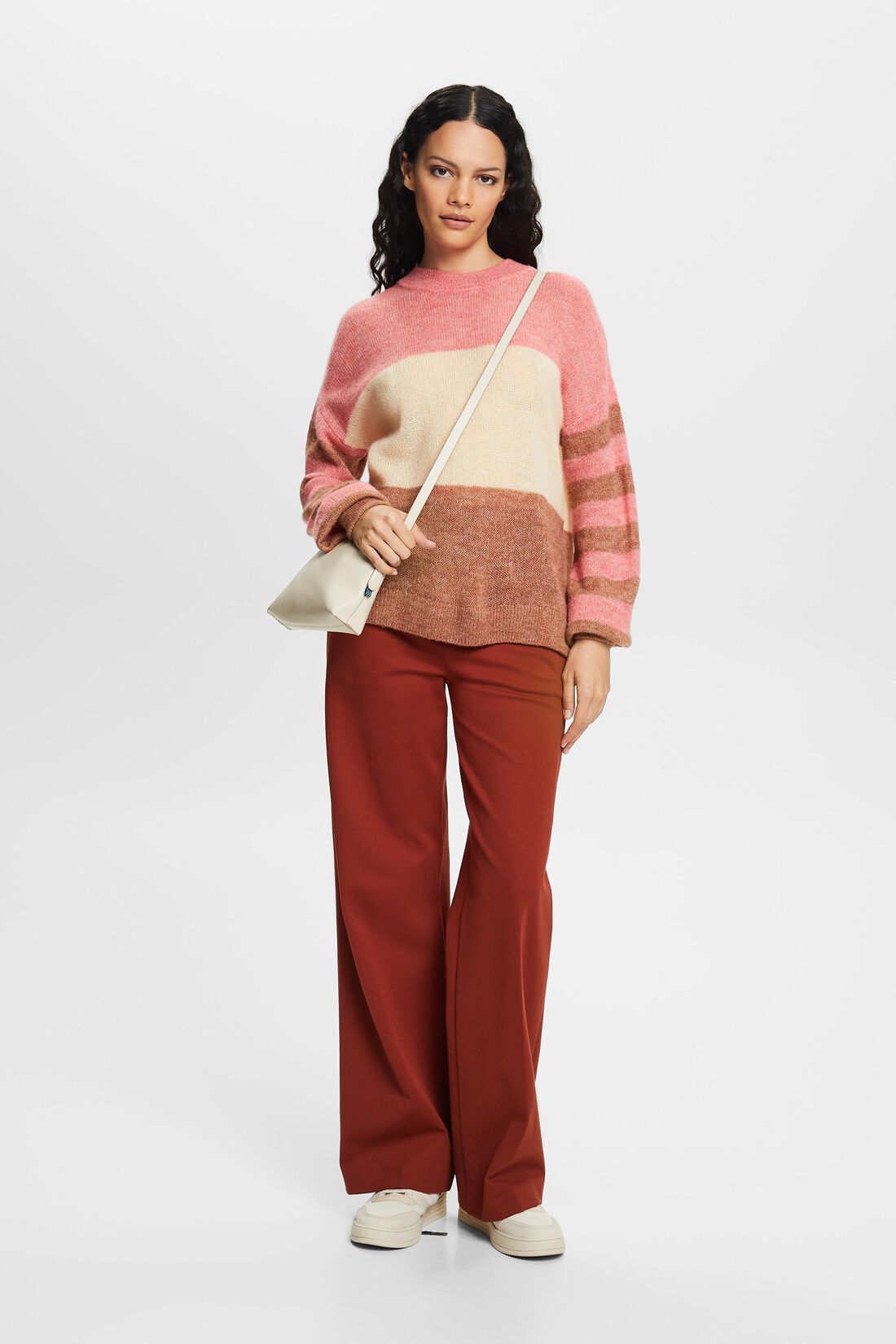 Pullover im Colorblock-Design, Wollmix
