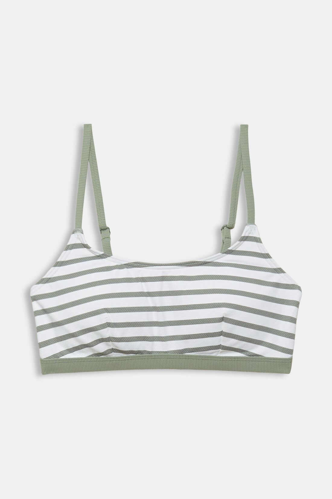 Recycelt: wattiertes Bustier-Top