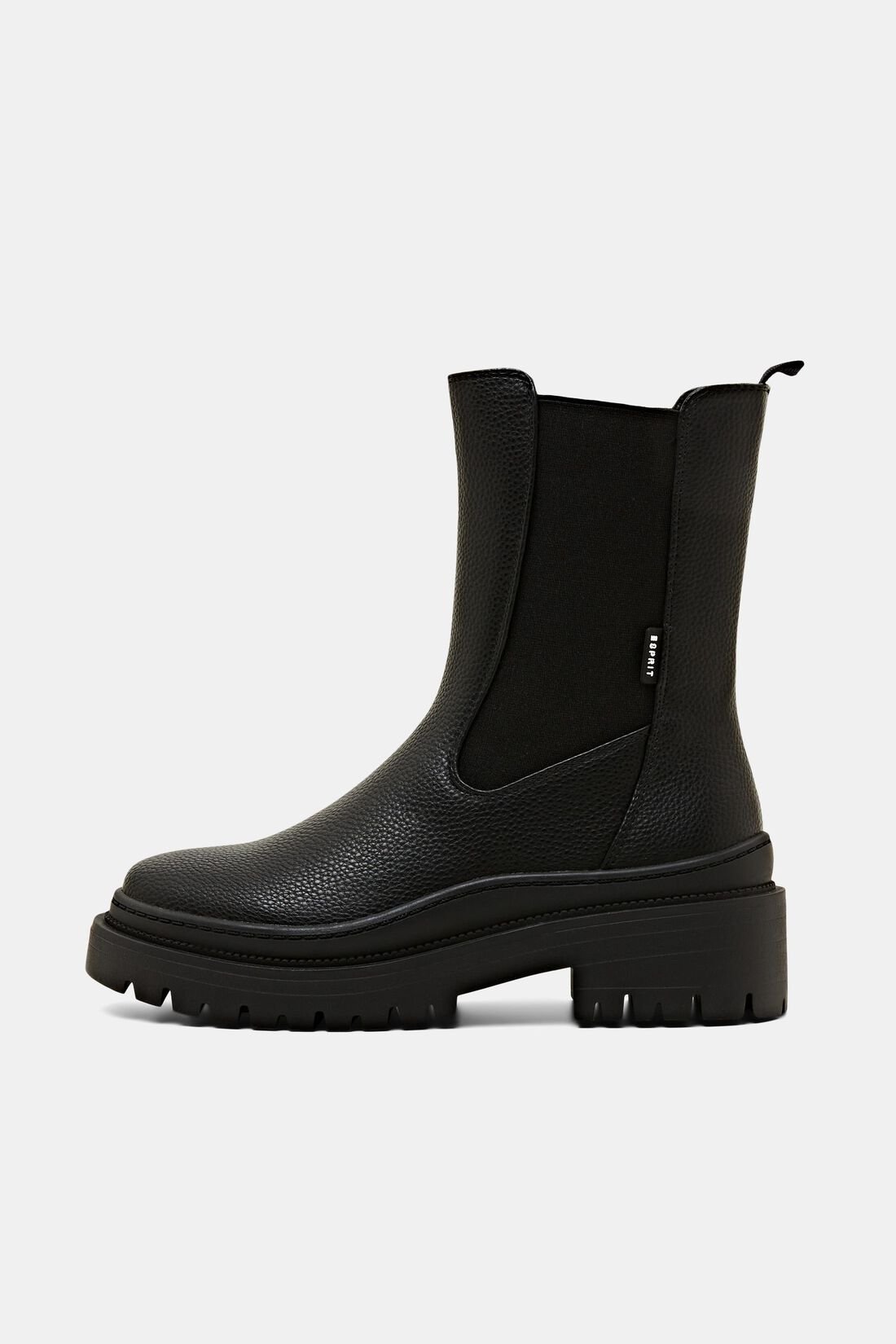 Grobe Boots in Lederoptik