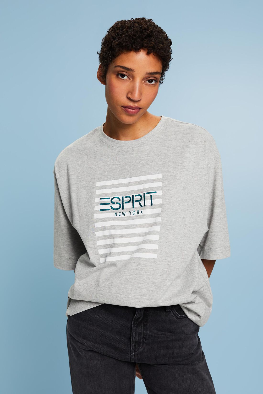 Logo-T-Shirt aus Pima-Baumwolle