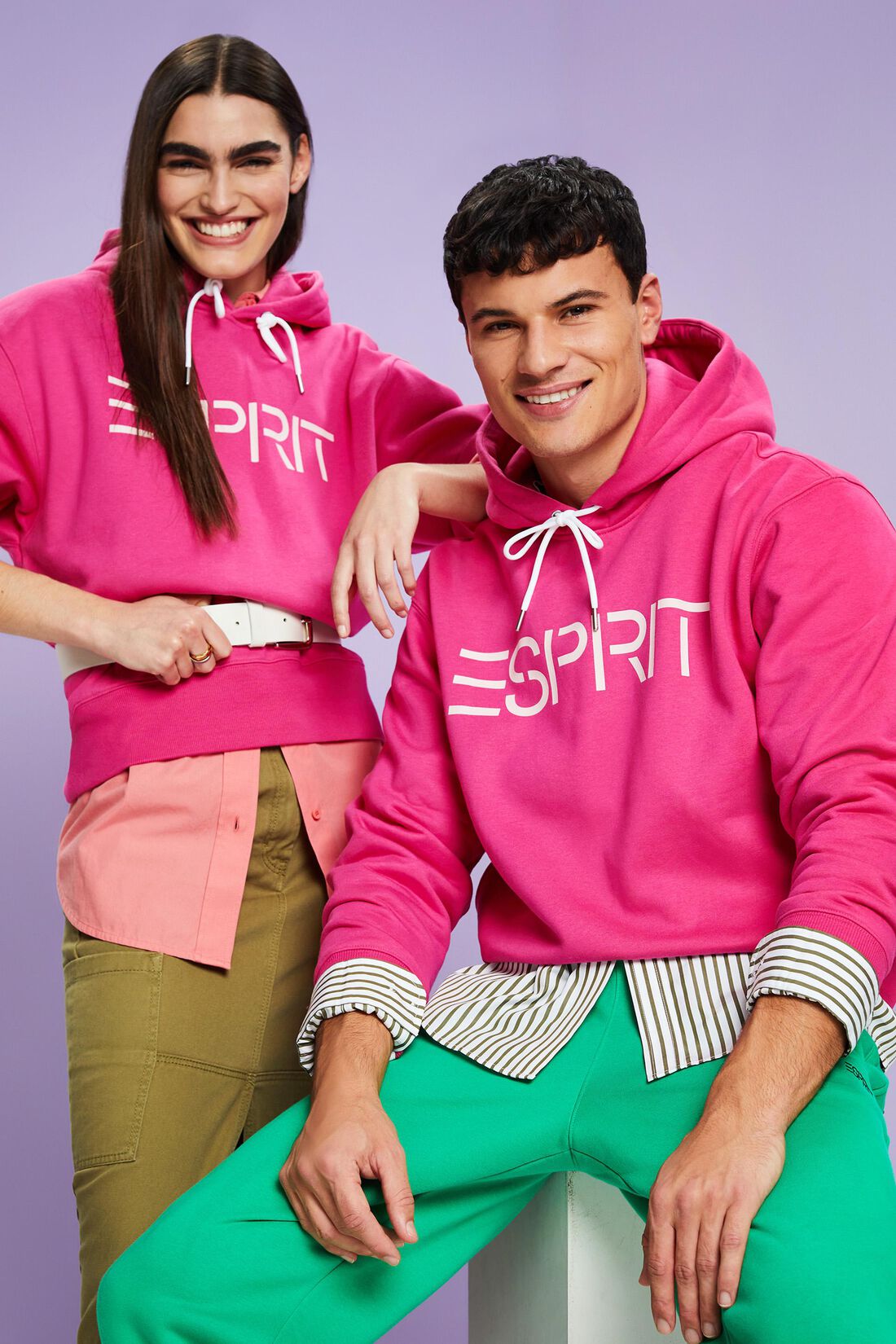 Unisex Fleece-Hoodie mit Logo