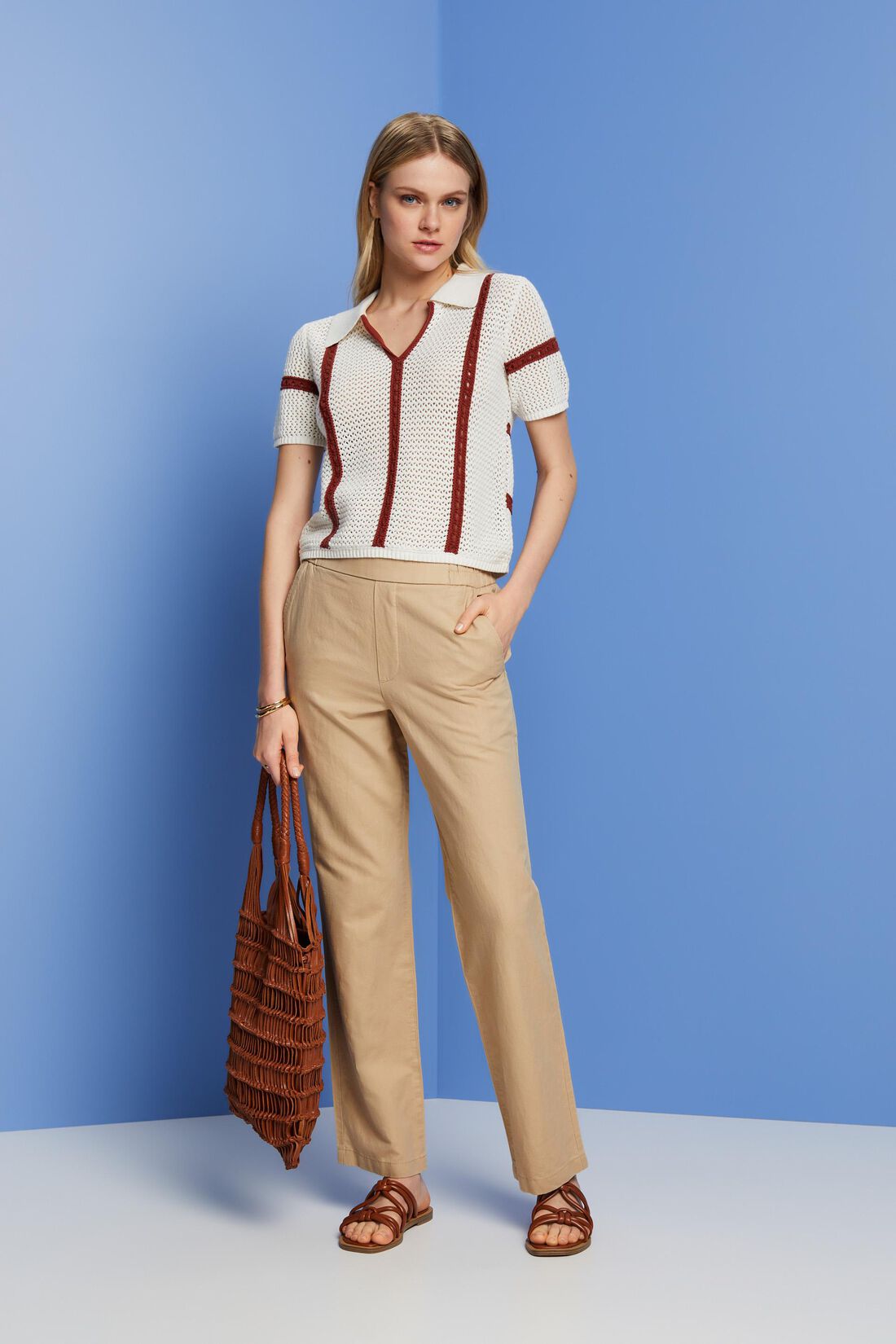 Pull-on-Hose, Leinenmix
