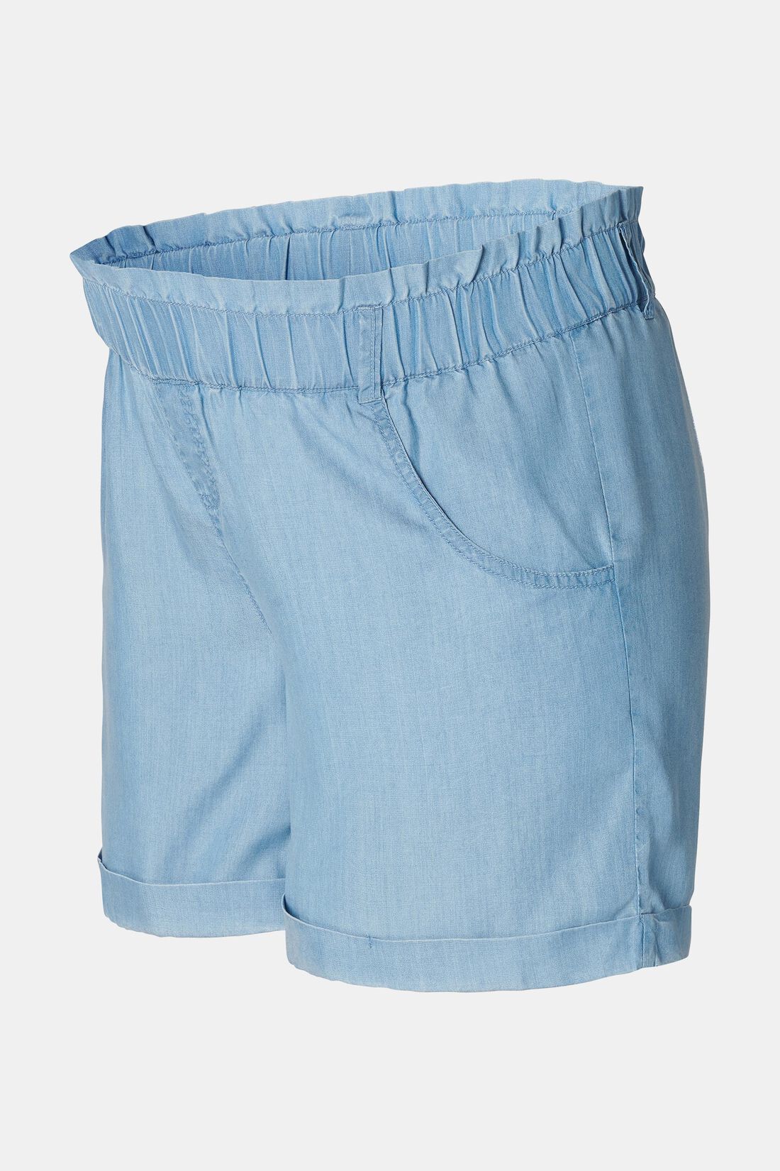Aus TENCEL&trade;: Shorts in Denimoptik