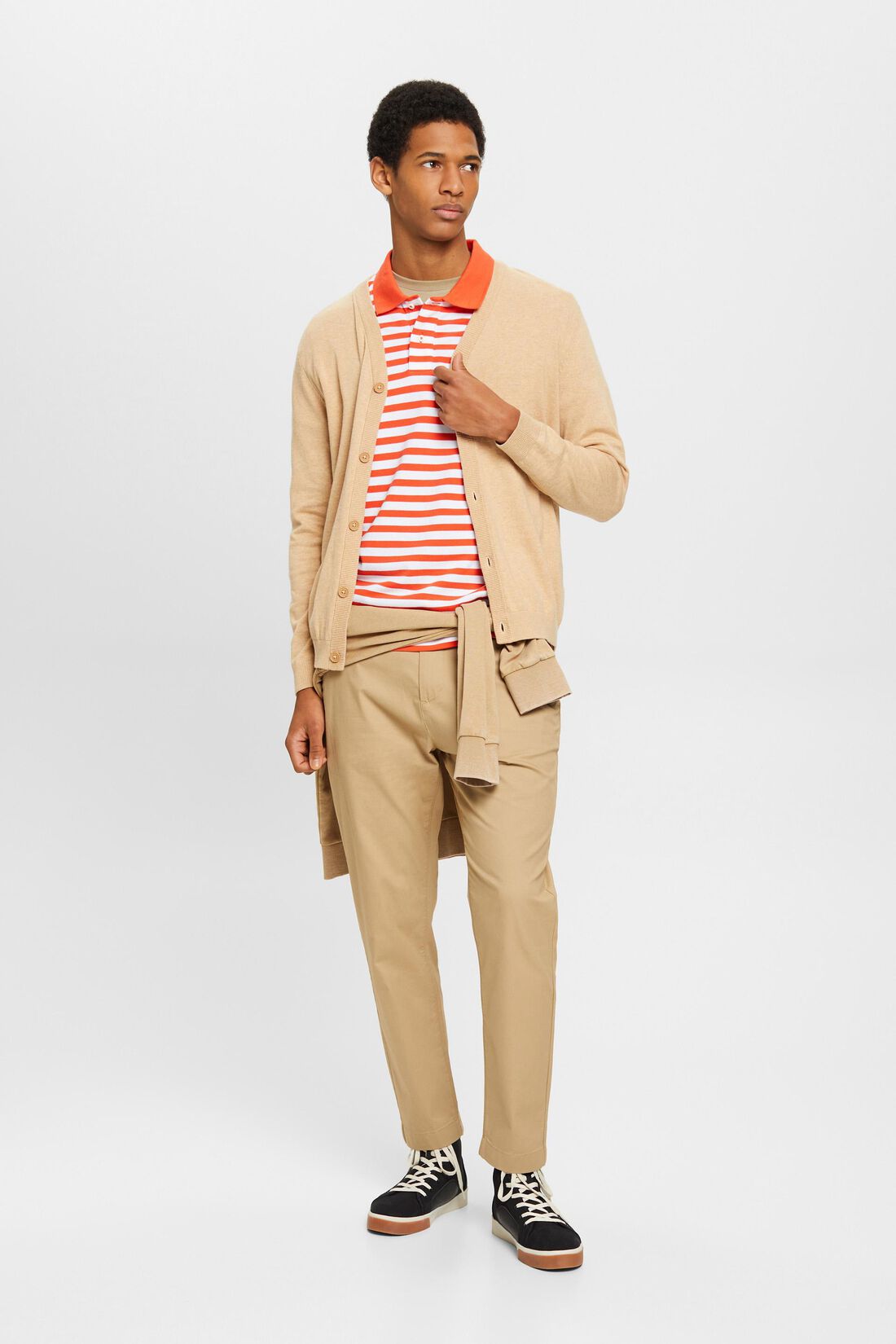 Gestreiftes Slim-Fit-Poloshirt