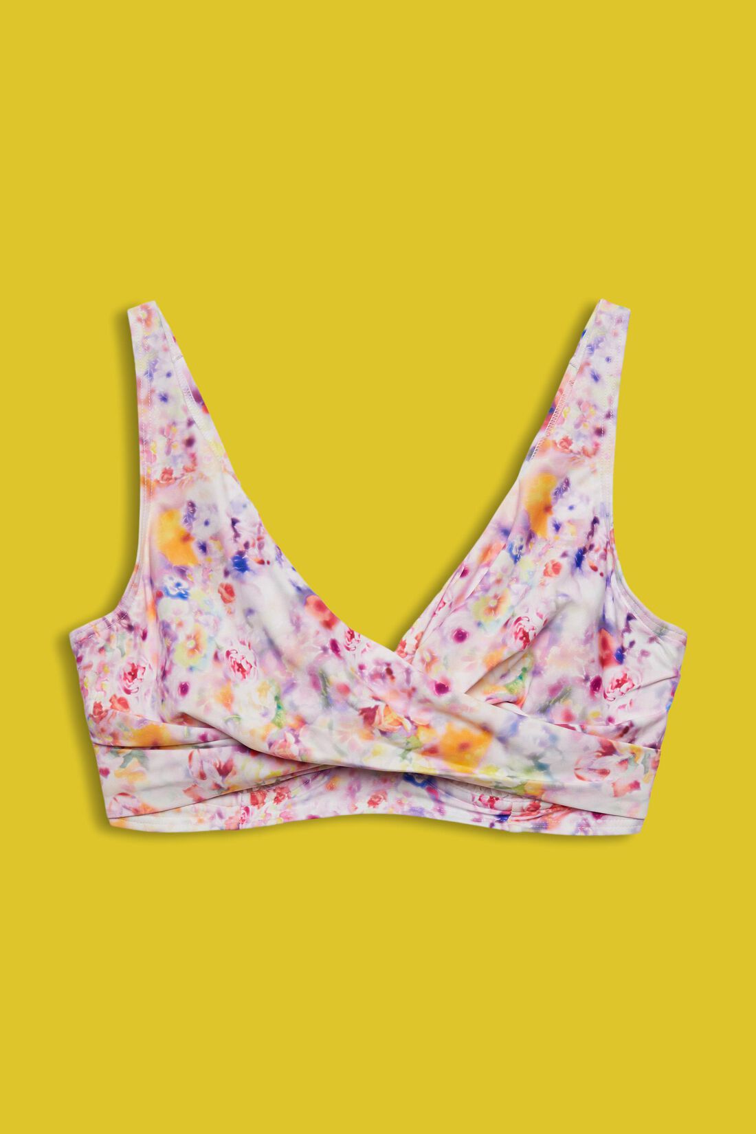 Bikinitop mit Blumenprint f&uuml;r gro&szlig;e Cups