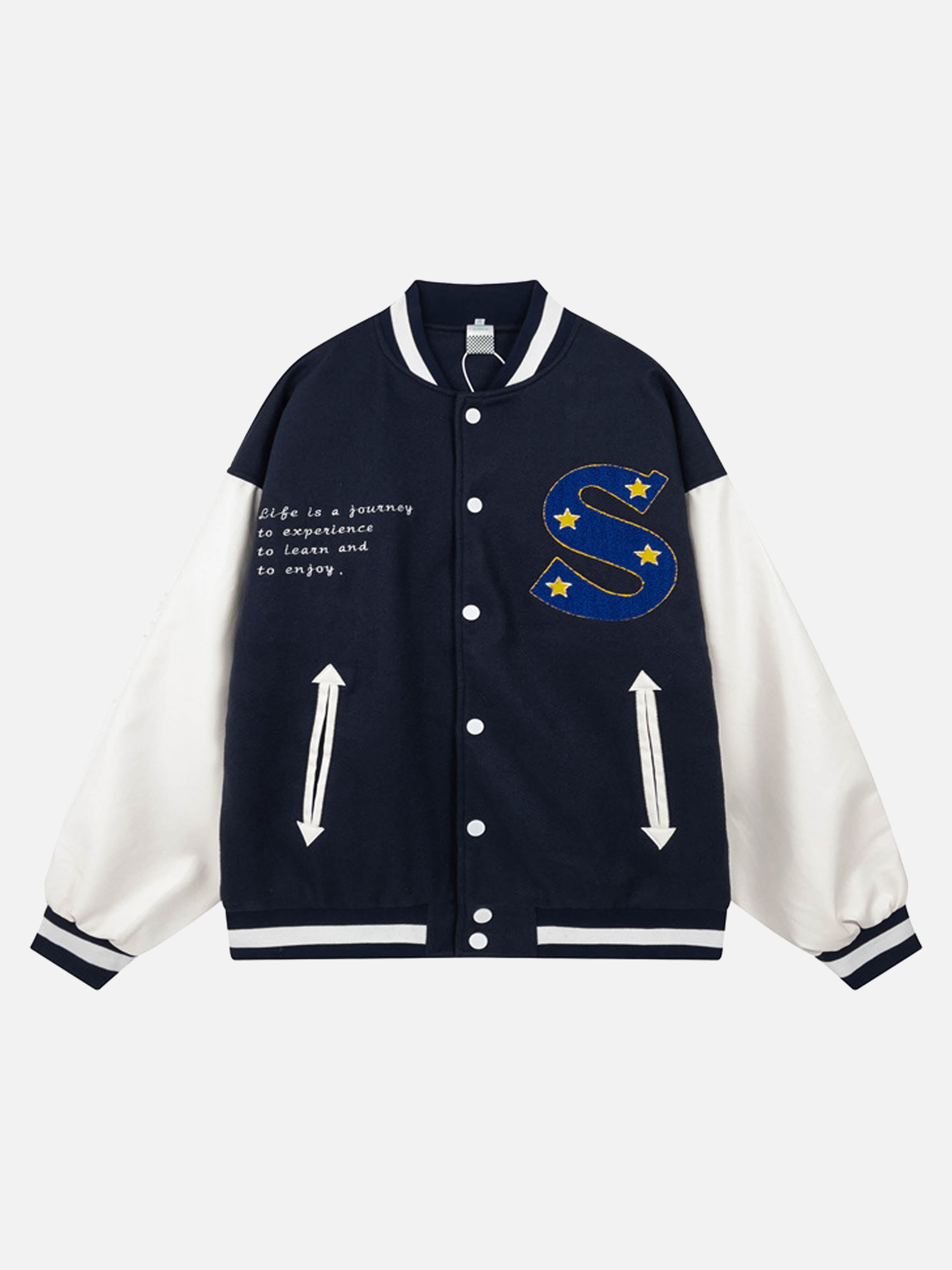 Flocked Embroidered Jacket