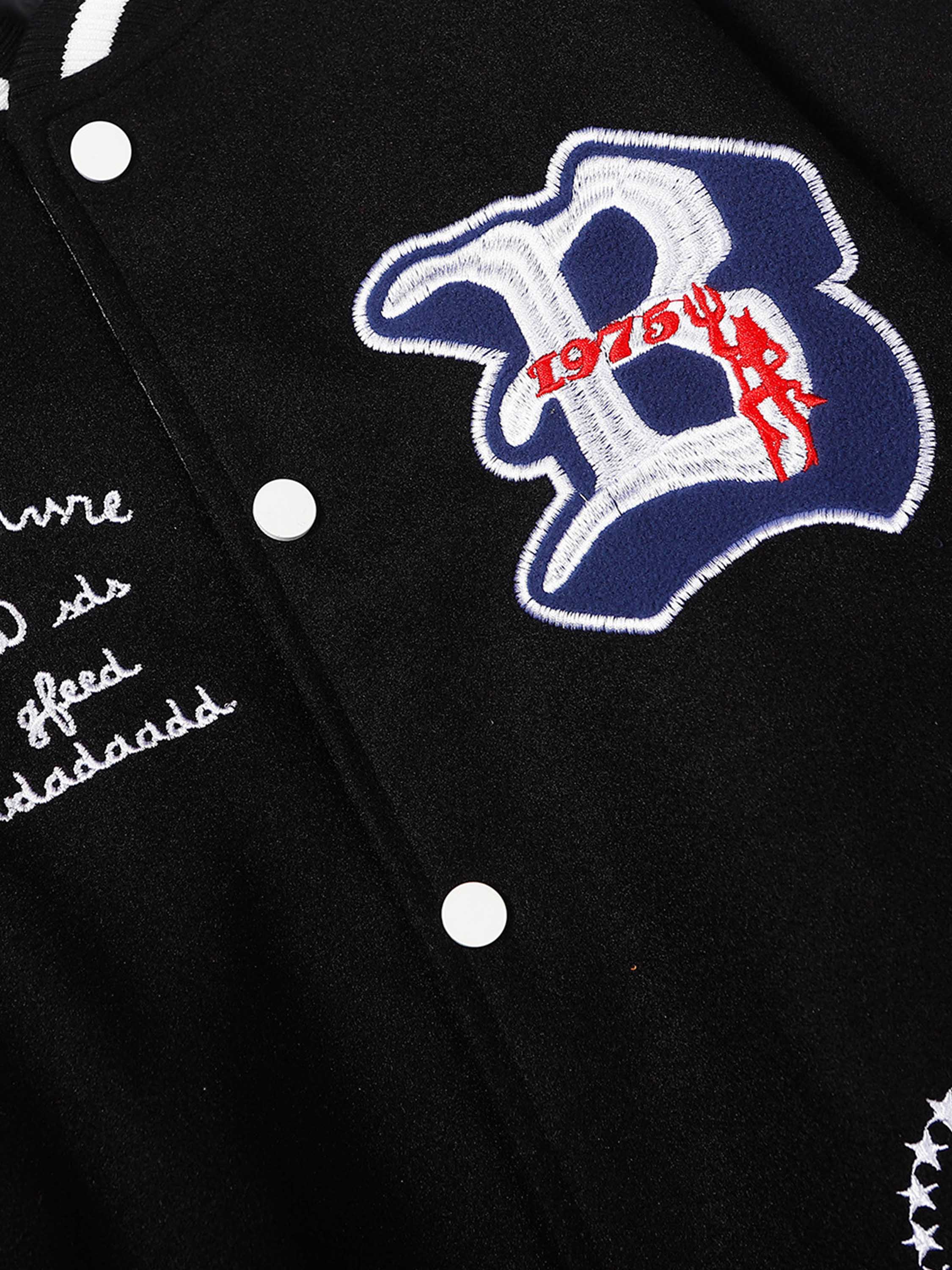 Retro Baseball Jersey Jacket