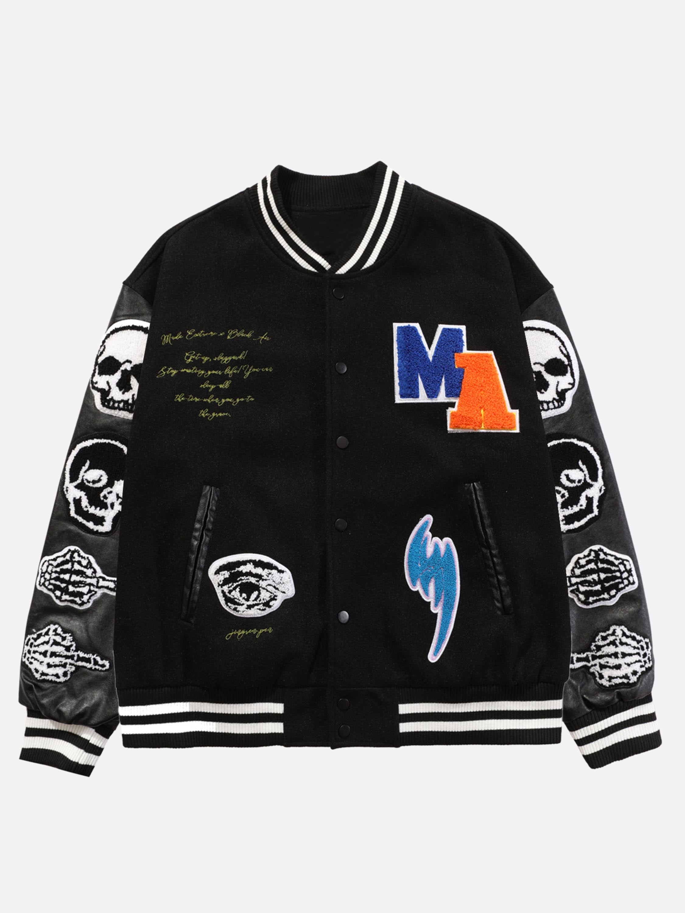 Skull Embroidered Jacket
