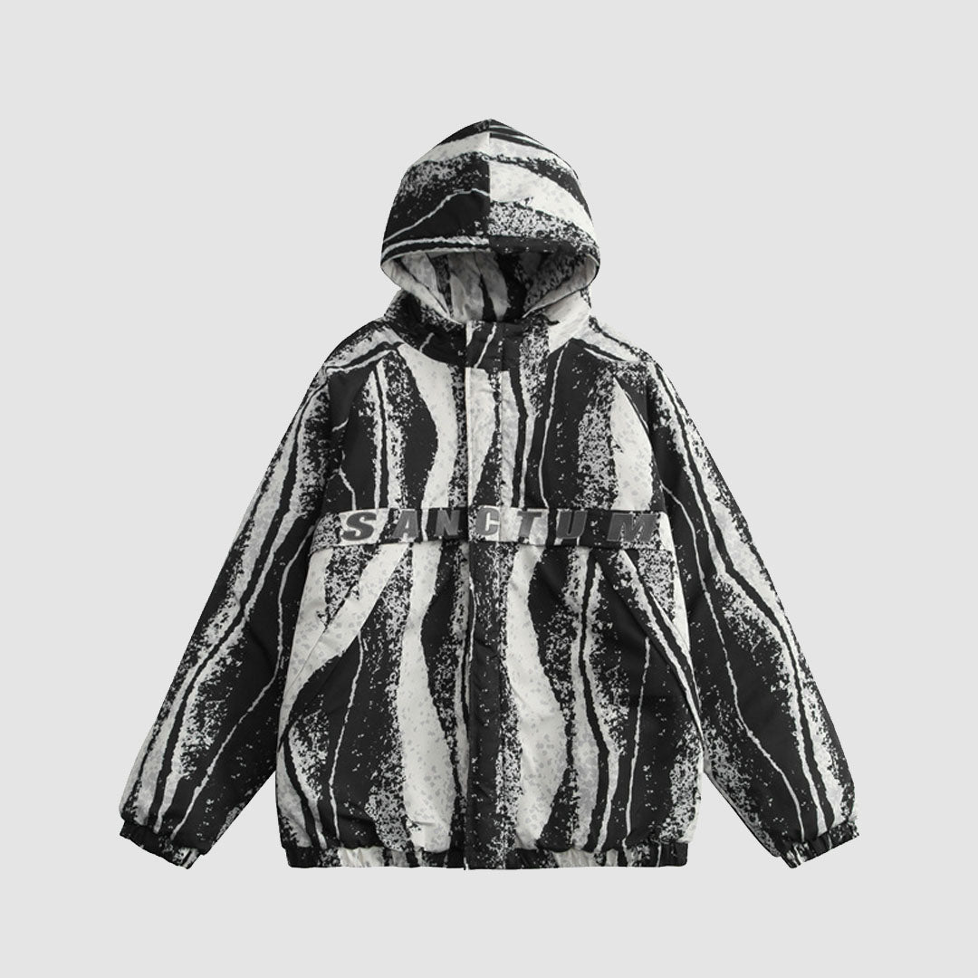 Irregular Splash Ink Coat