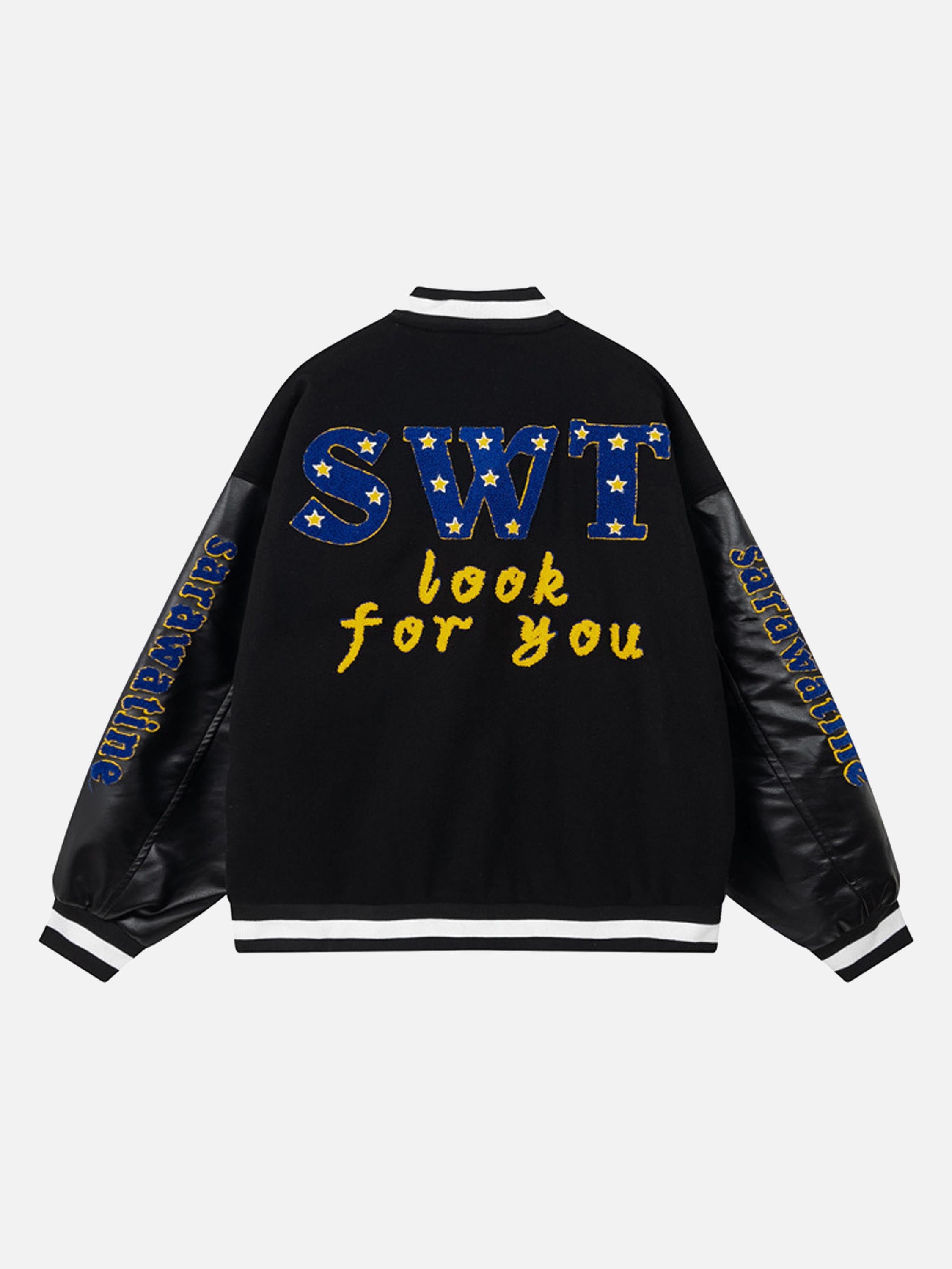 Flocked Embroidered Jacket