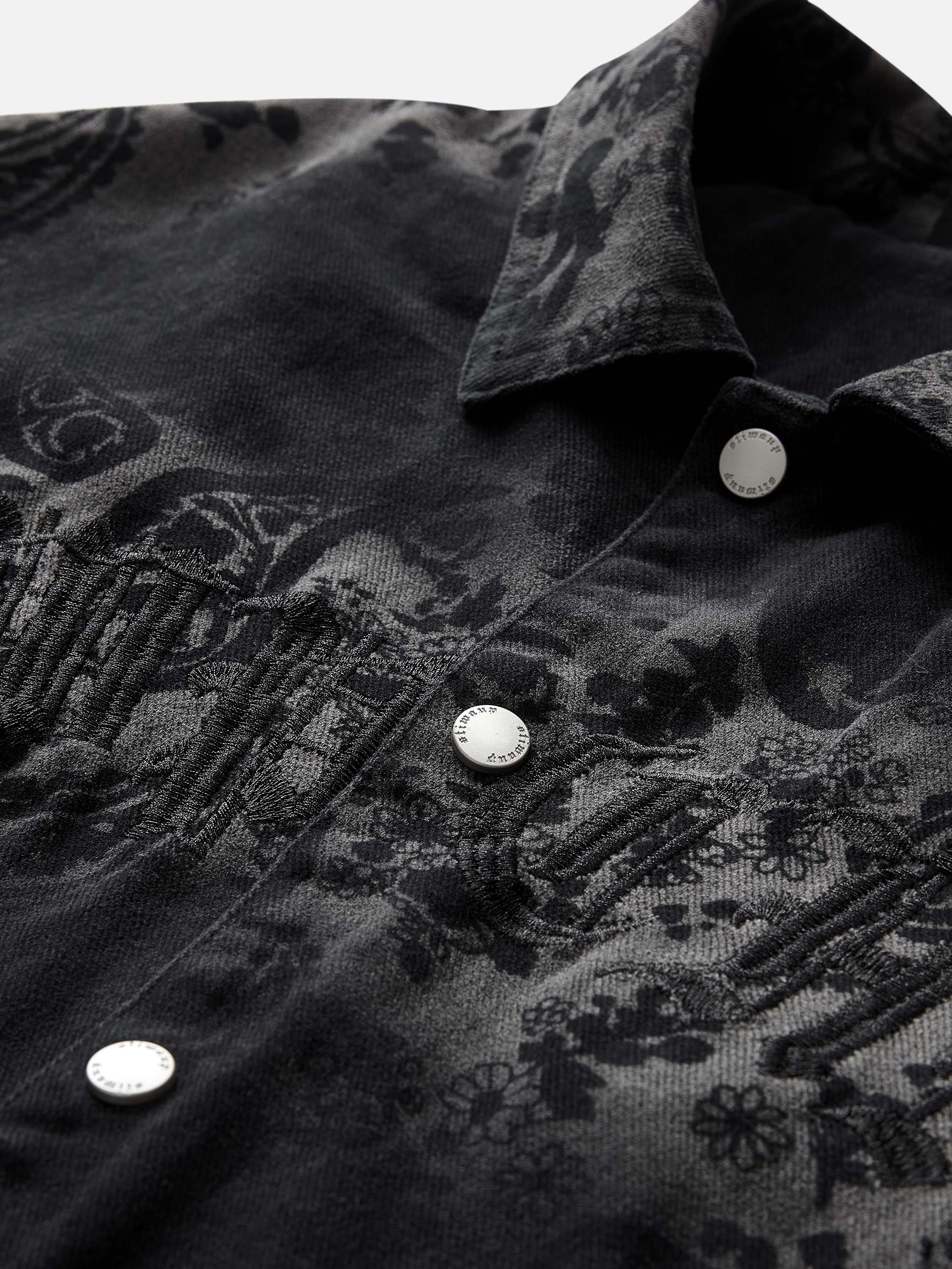 Gradient Paisley Pattern Jacket