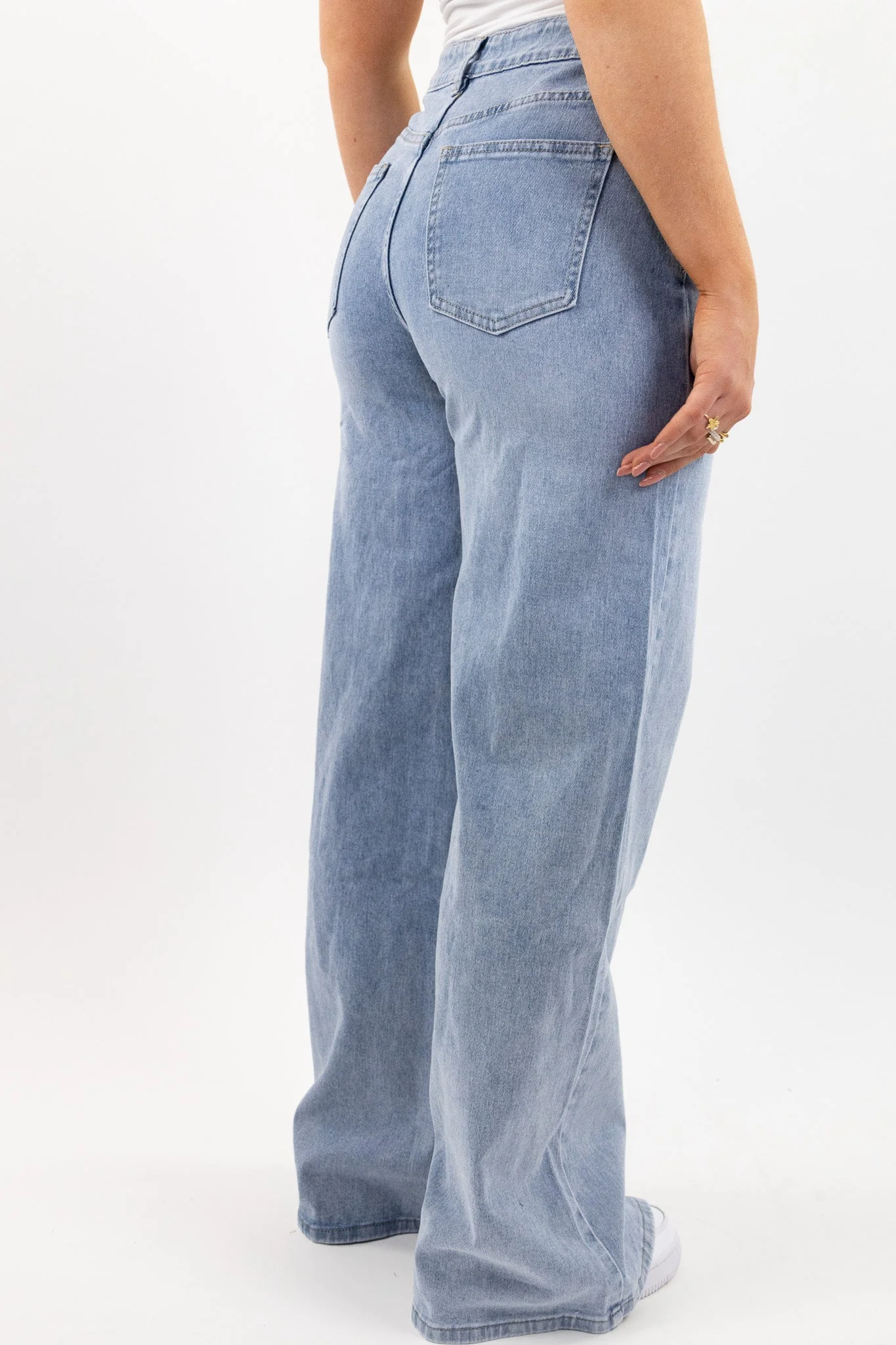 Moon Baggy Jeans - Stretch