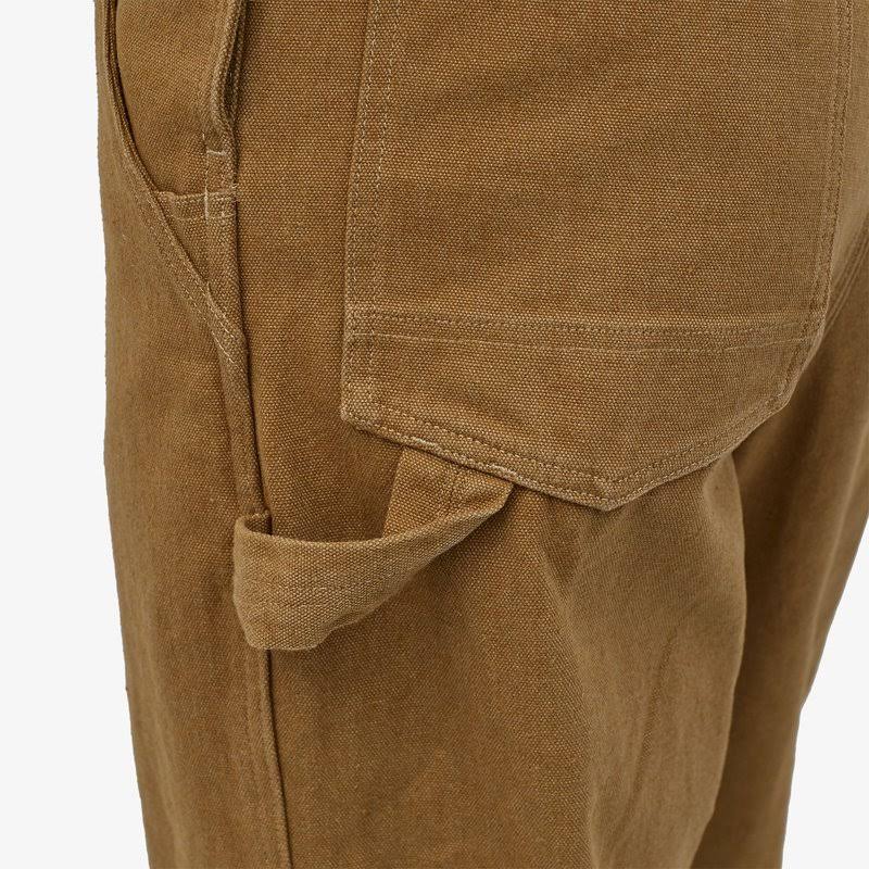 Patagonia Men's Iron Forge Hemp Canvas Bib Overalls - Long - Workwear Pants - Brown - 55115 - 30