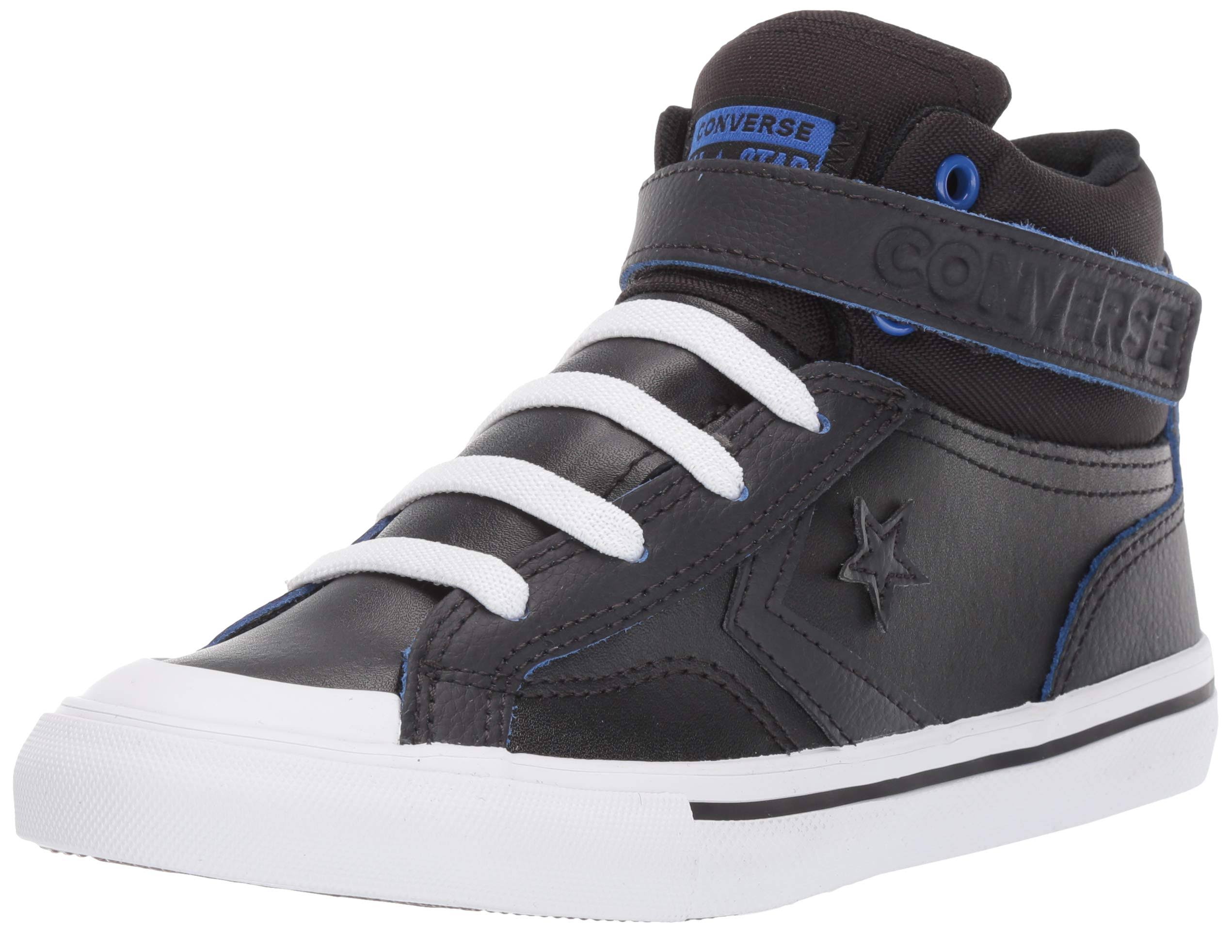 Converse Pro Blaze Strap Hi Kids& Shoes Black-Hyper Royal 666049c