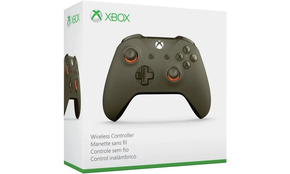 Xbox One Wireless Controller - Green/Orange