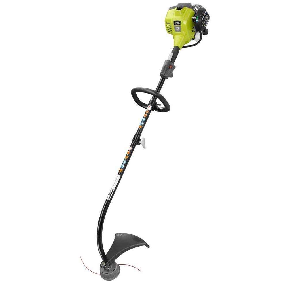 Ryobi 25 CC 2-Cycle Full Crank Curved Shaft GAS String Trimmer