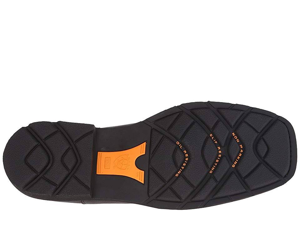 Ariat Men's Sierra Black Wide Square Steel Toe Work Boots