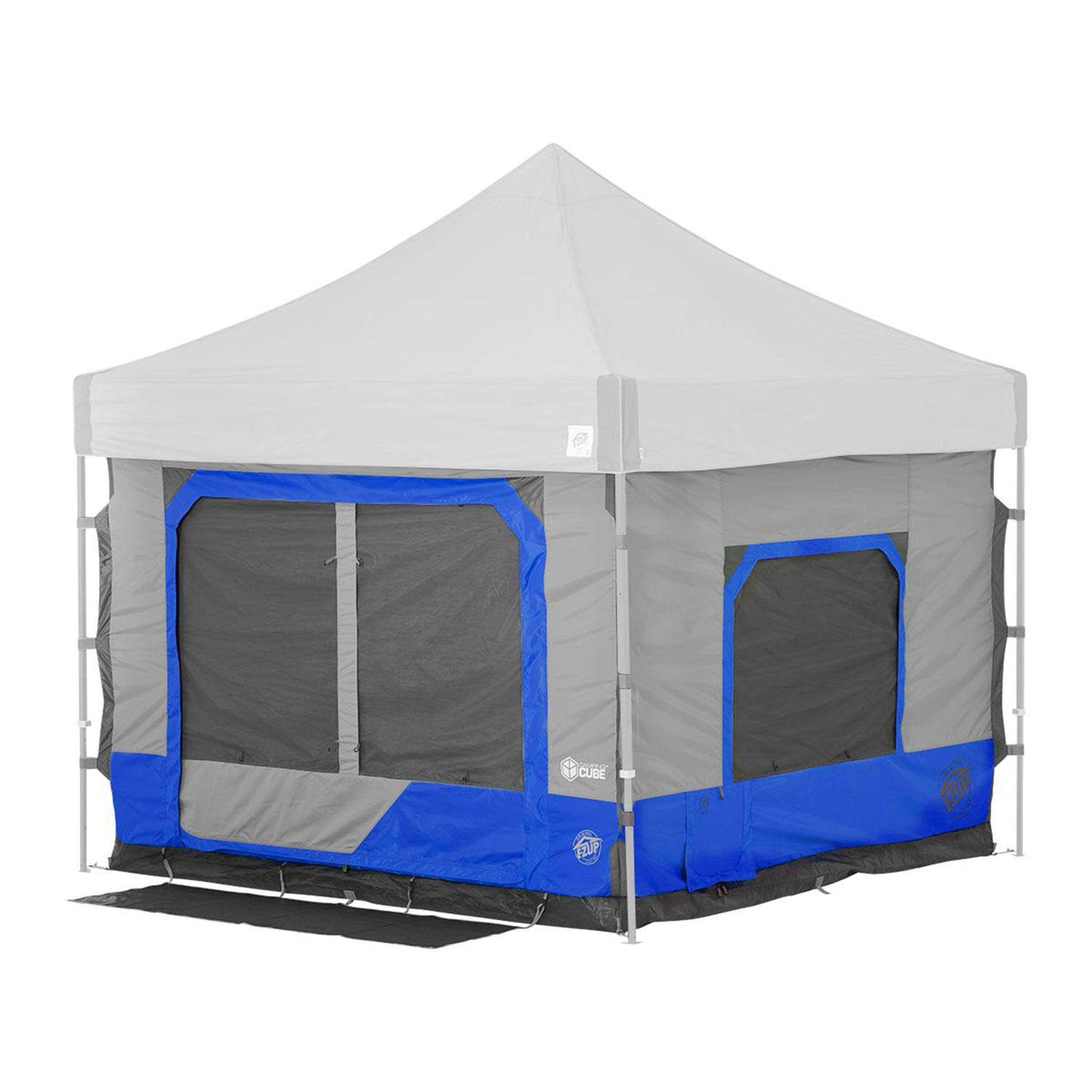 E-Z Up Camping Cube 6.4, Straight, Blue