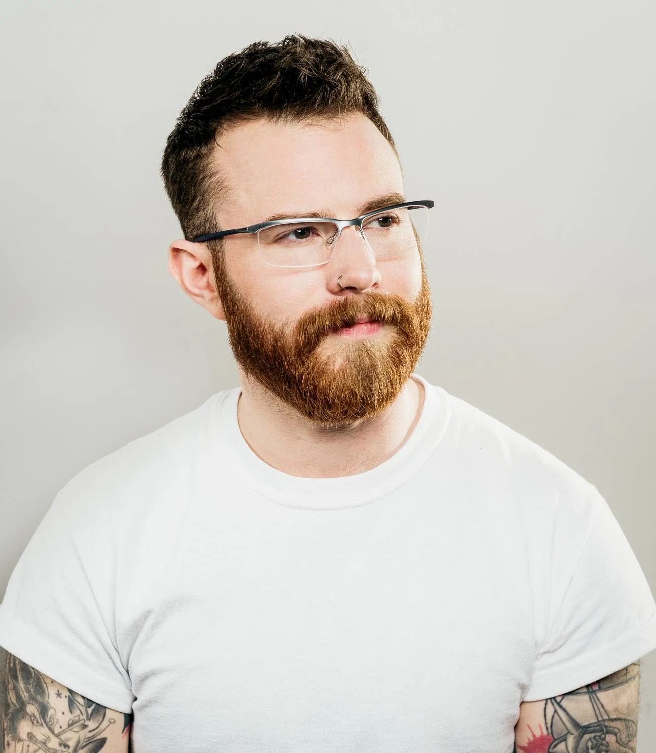 Nike 6073 Eyeglasses - 073 Brushed Gunmetal/Midnight Navy