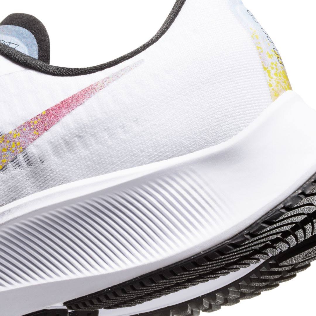 Nike Men's Air Zoom Pegasus 37 Running Shoes, White/Black/Multi