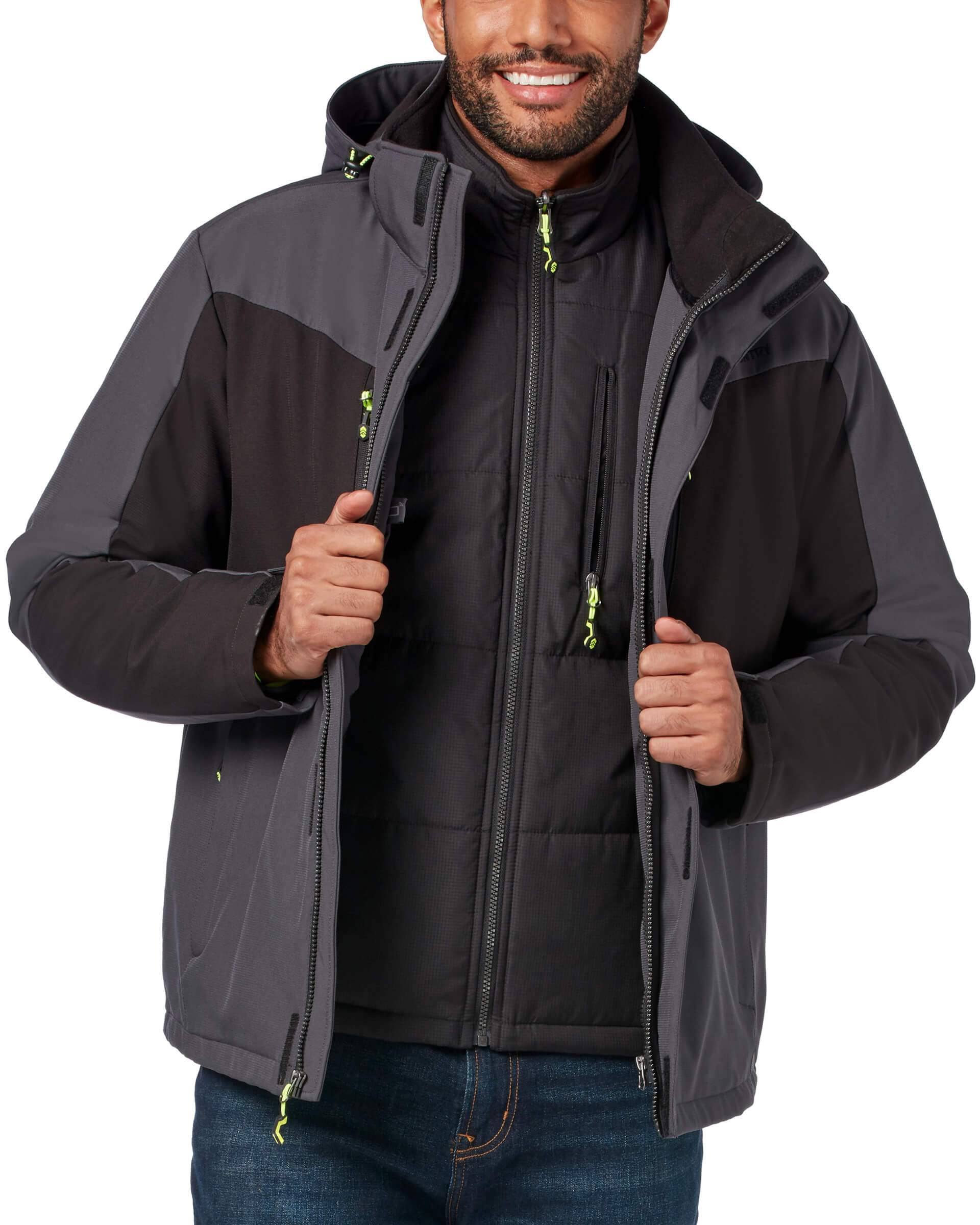Free Country Men's FreeCycle Montage 3-in-1 Systems Jacket - Black