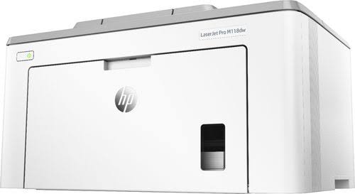 HP - LaserJet Pro M118dw Wireless Black-And-White Laser Printer - Off-White and Gray