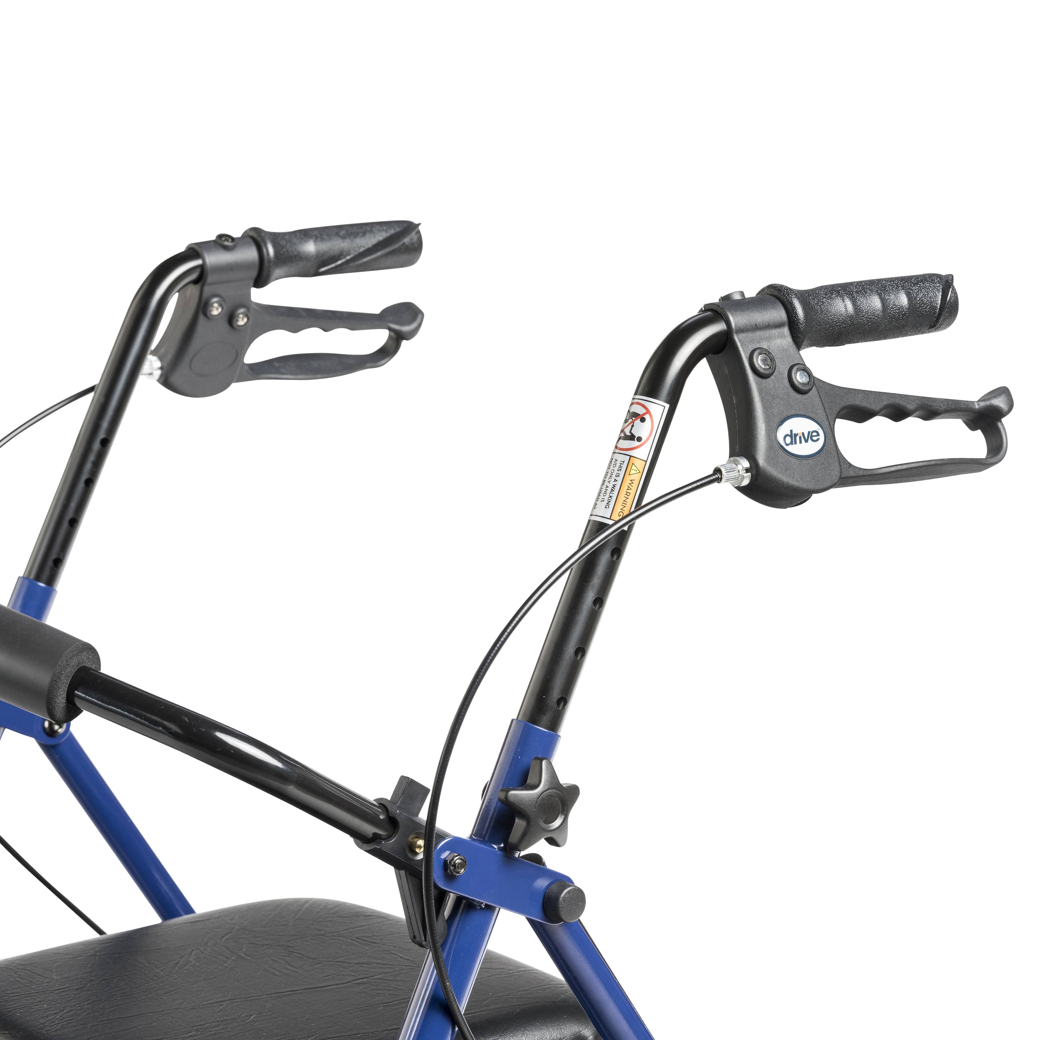 Drive Medical Rollator with 6x22 Wheels - Blue