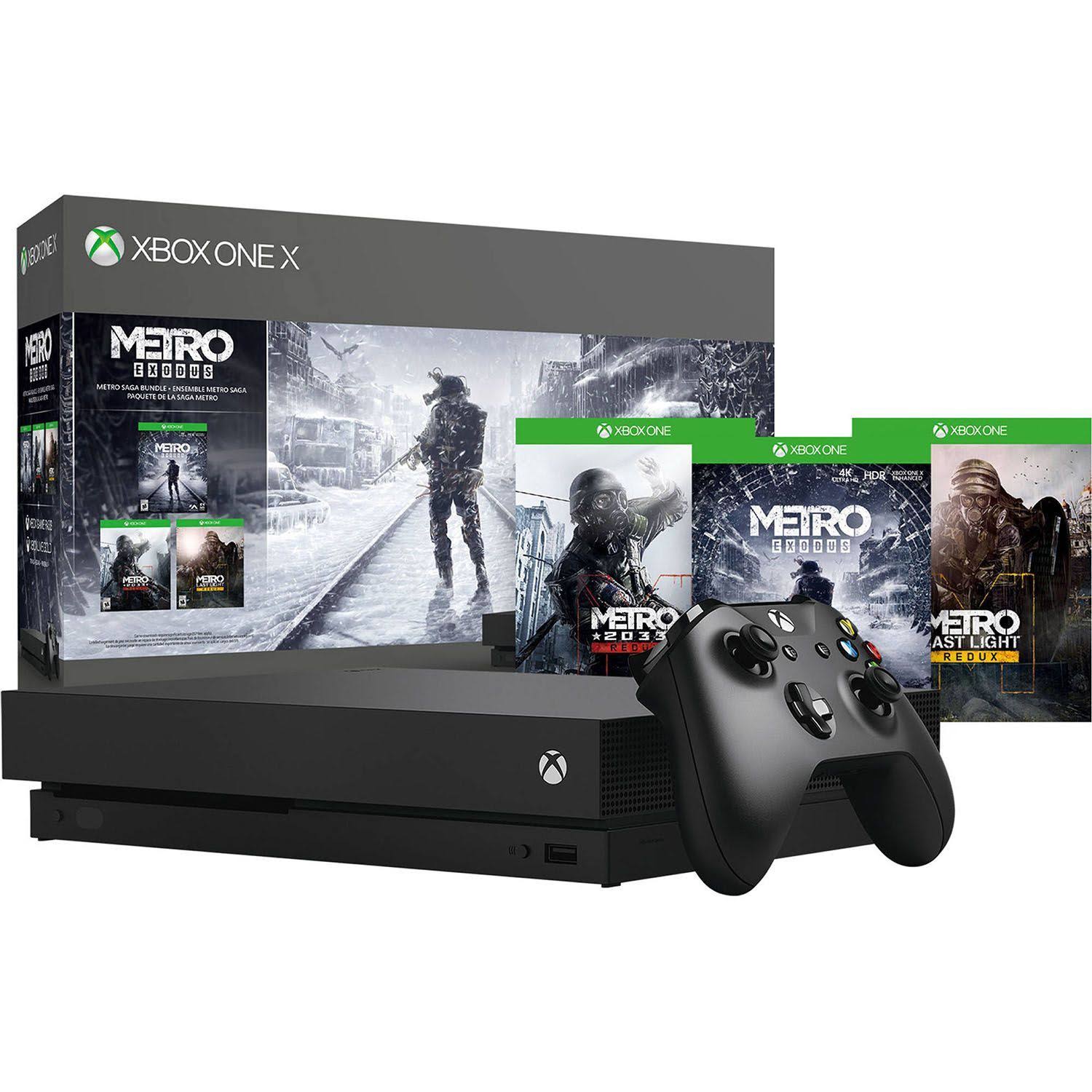 Microsoft Xbox One x 1TB Metro Saga Bundle