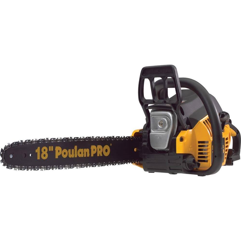 Poulan Pro 42cc Gas Chainsaw, 18x22