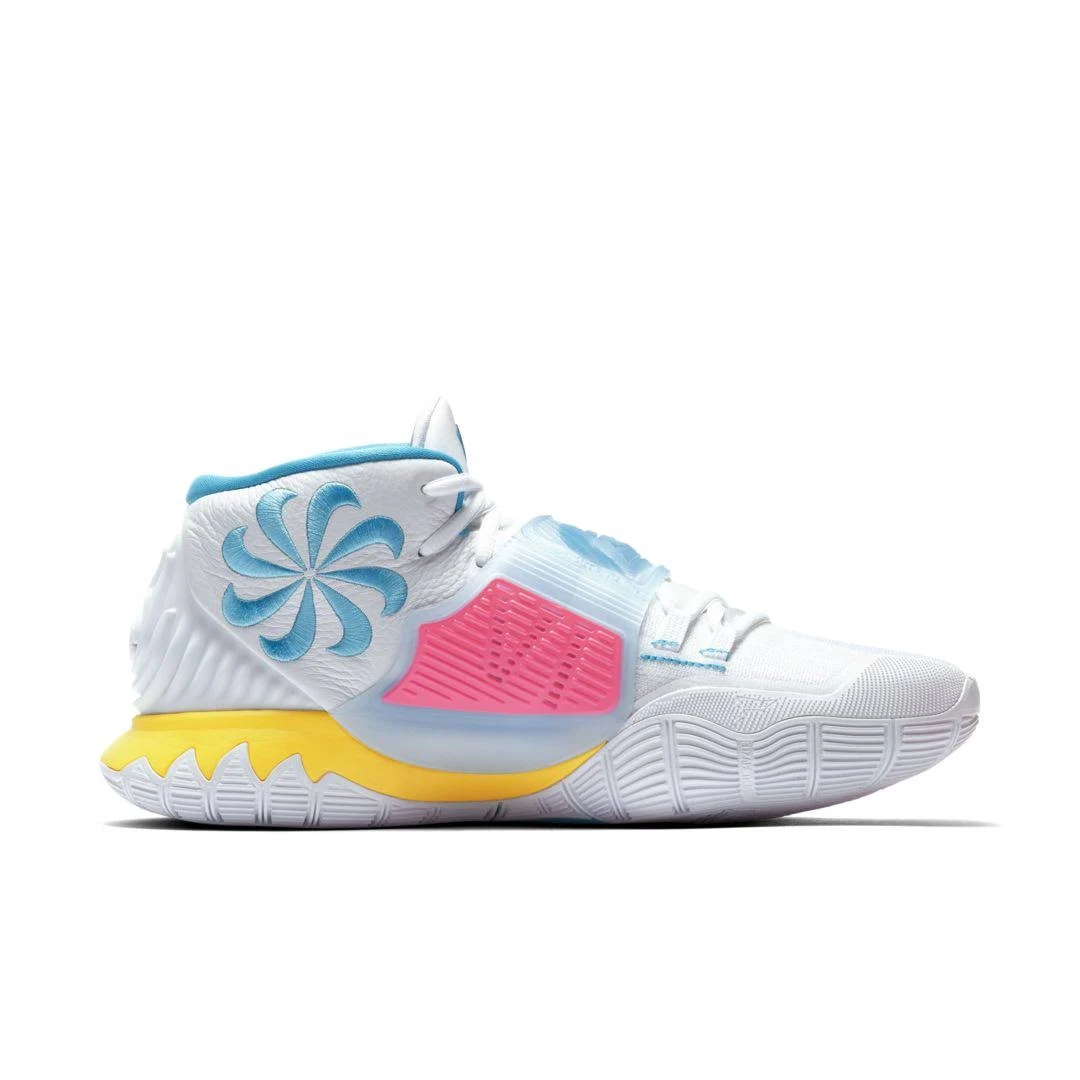 Nike Kyrie 6 Basketball Shoes in White, Size: 4.5 | BQ4630-101