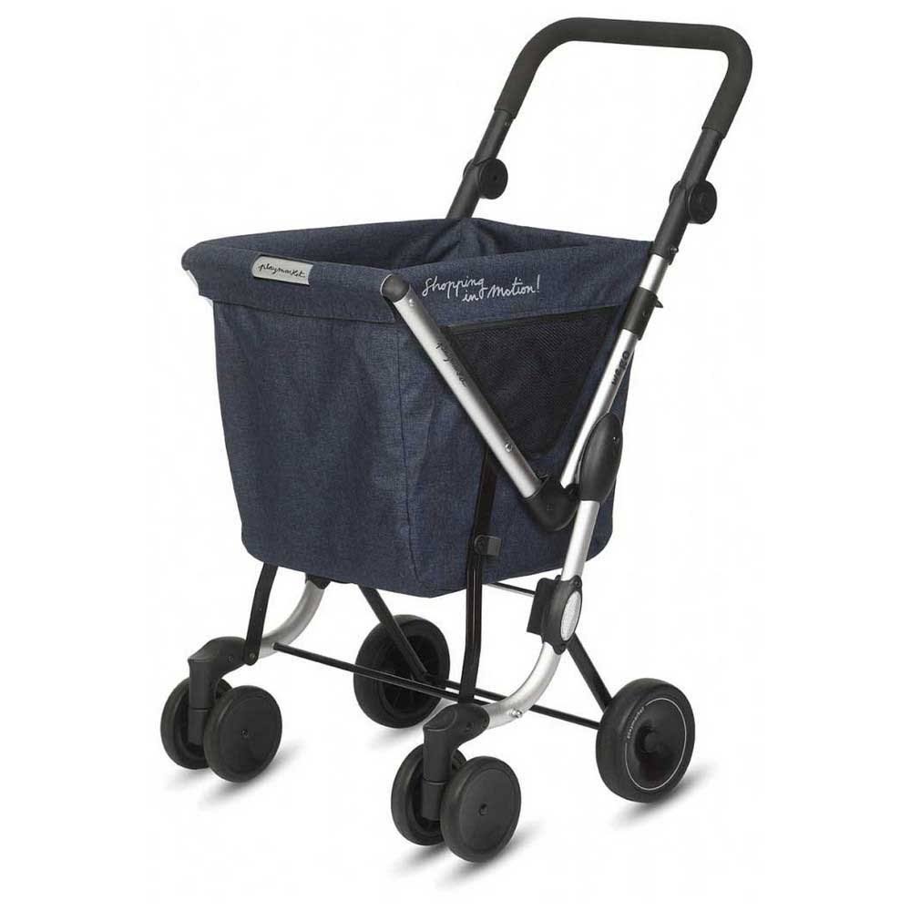 Playmarket We Go Basic Suitcase, 97 cm, 50 Liters, Blue (Navy)