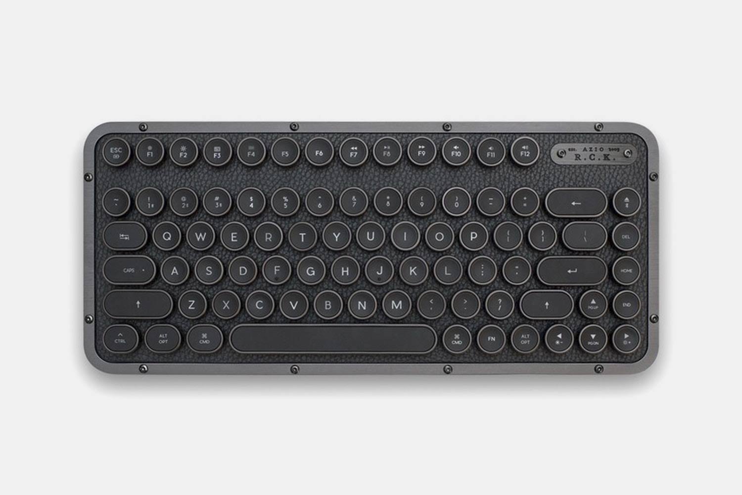 Azio Retro Compact Keyboard (Gunmetal)