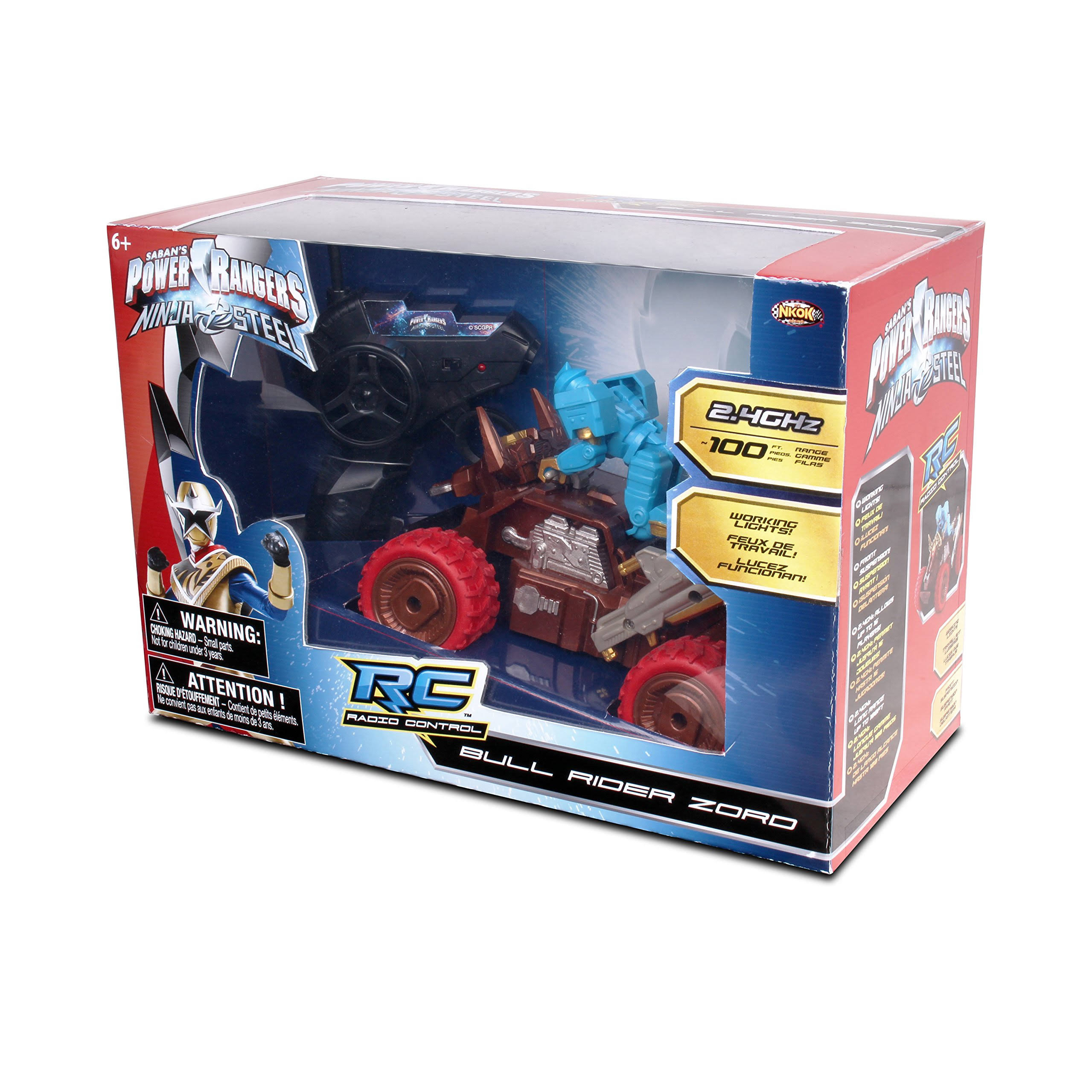 Power Rangers Ninja Steel Bull Rider Zord Remote Control Toy (RC)