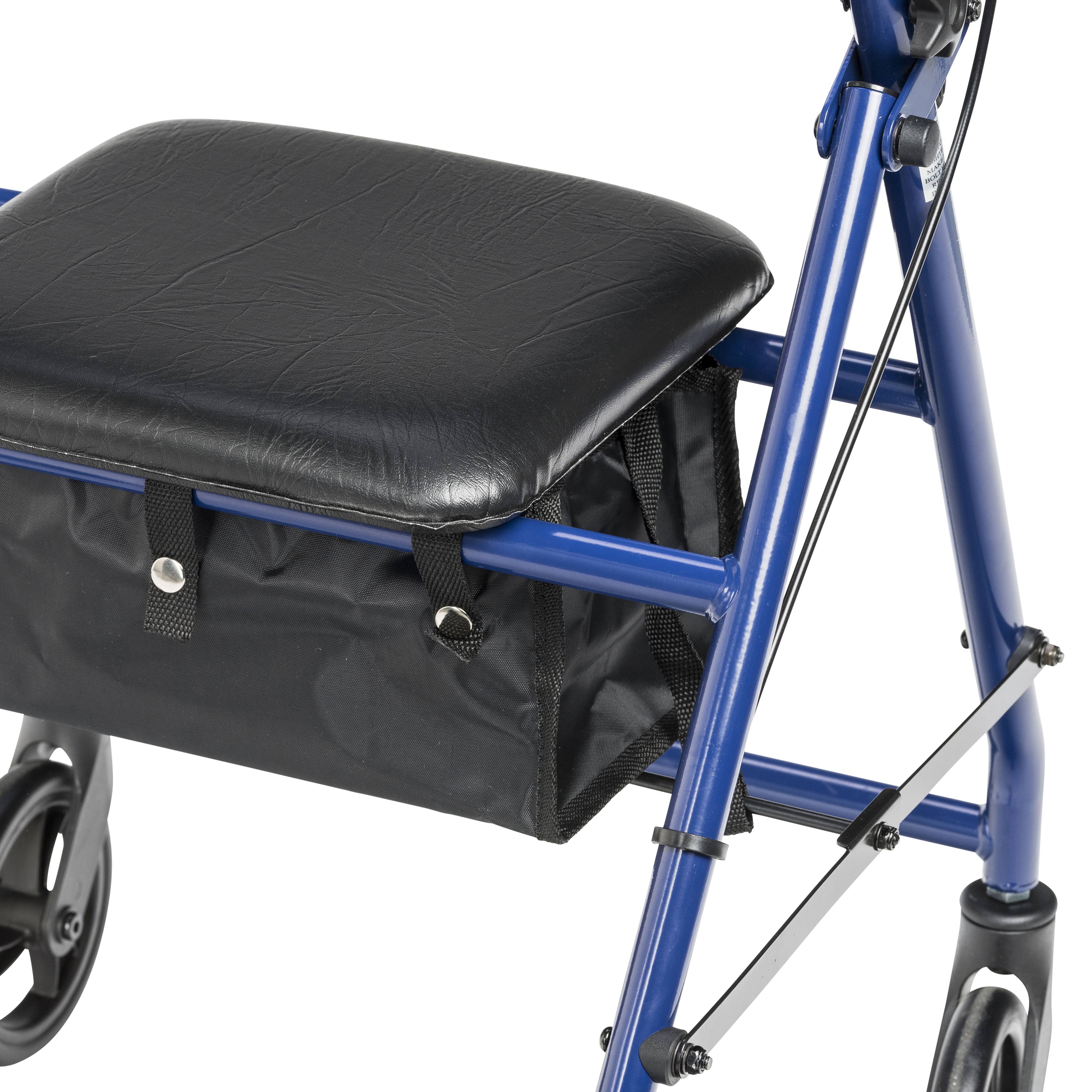 Drive Medical Rollator with 6x22 Wheels - Blue